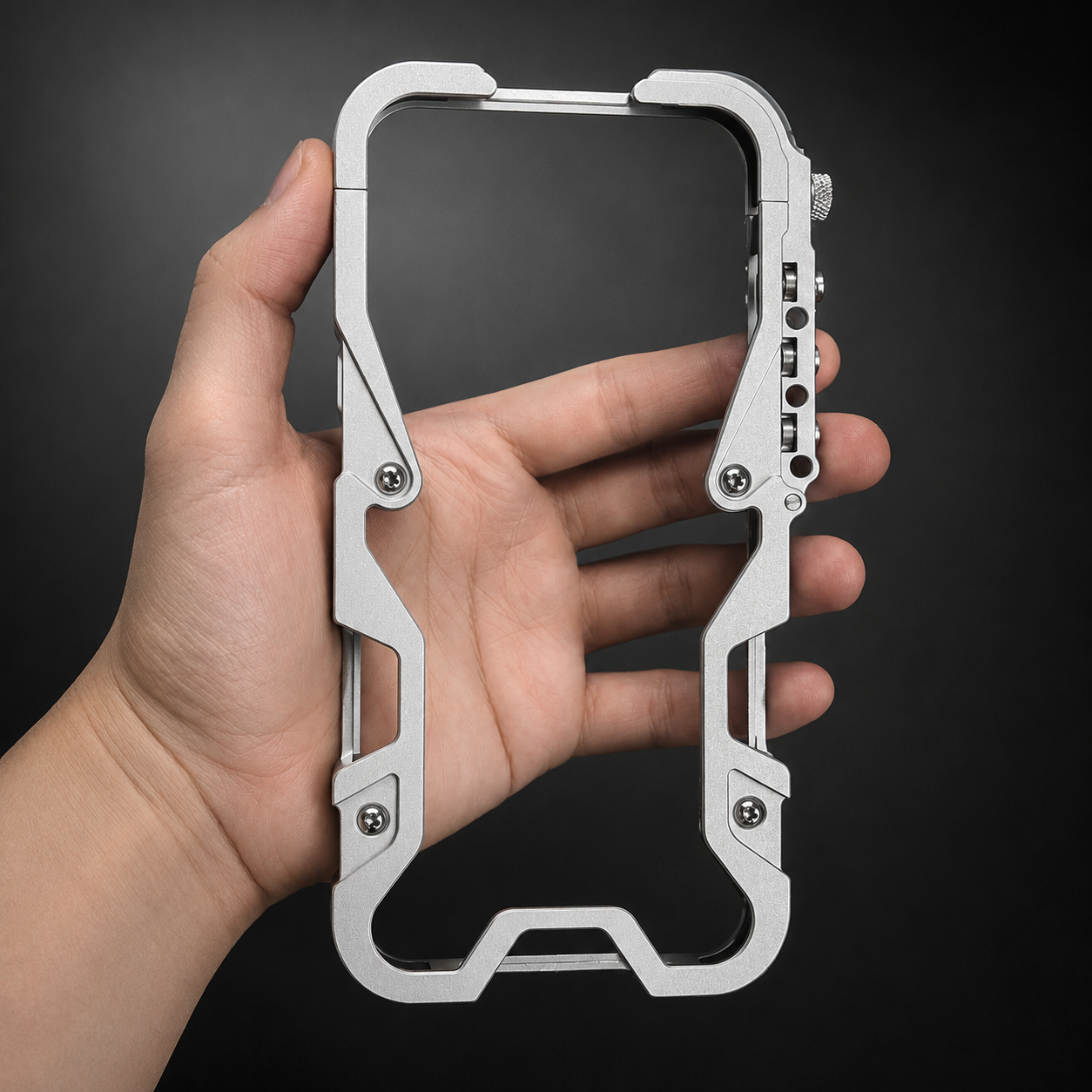 Premium iPhone Case MagSafe Compatible Aluminum Armor Bumper Rugged Protective Cover Shockproof Metal Frame Heavy Duty Slim Industrial Design