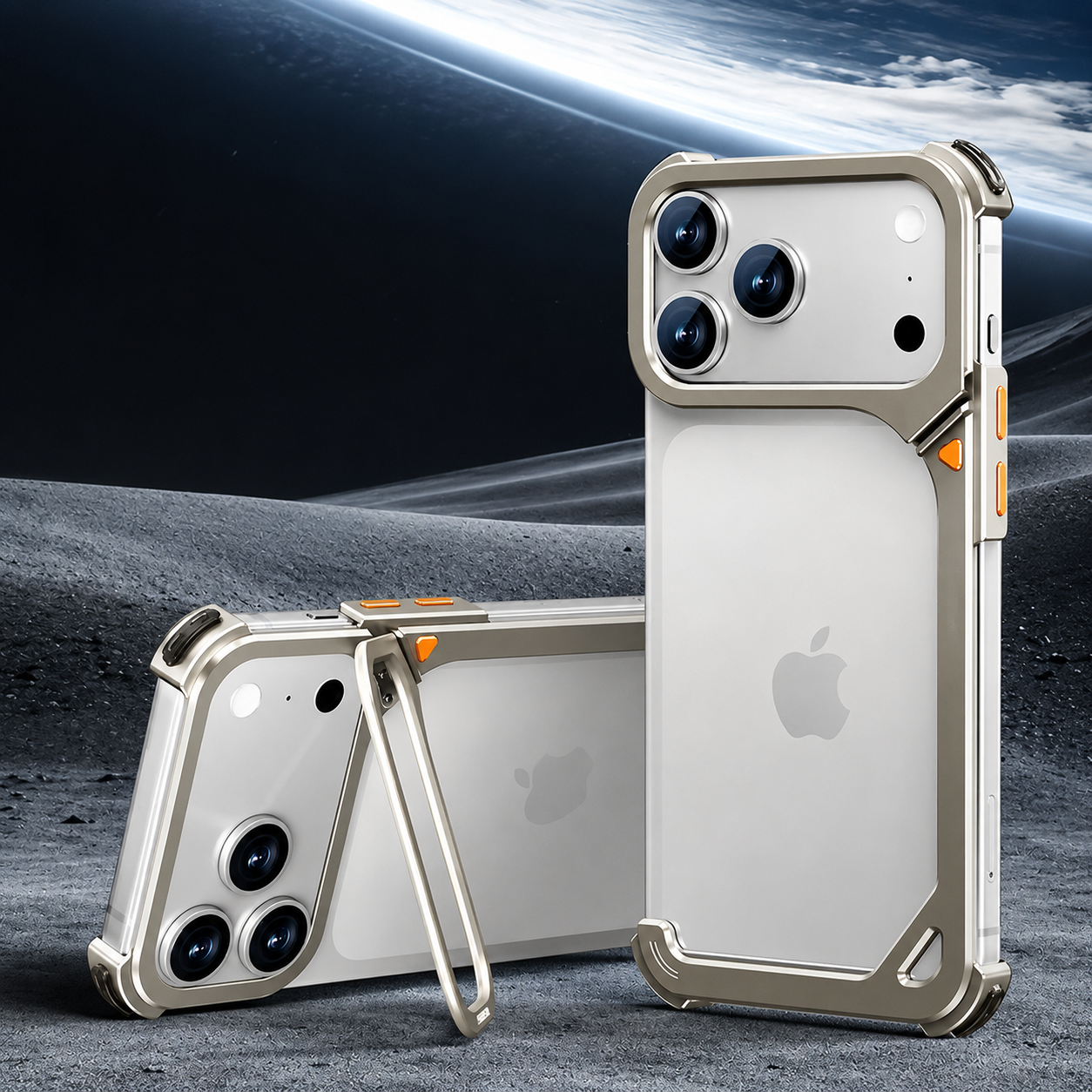 Premium iPhone Case MagSafe Compatible Aluminum Frame Bumper Protective Cover Metal Camera Lens Protection Shockproof Lightweight Non Slip Open Back Design