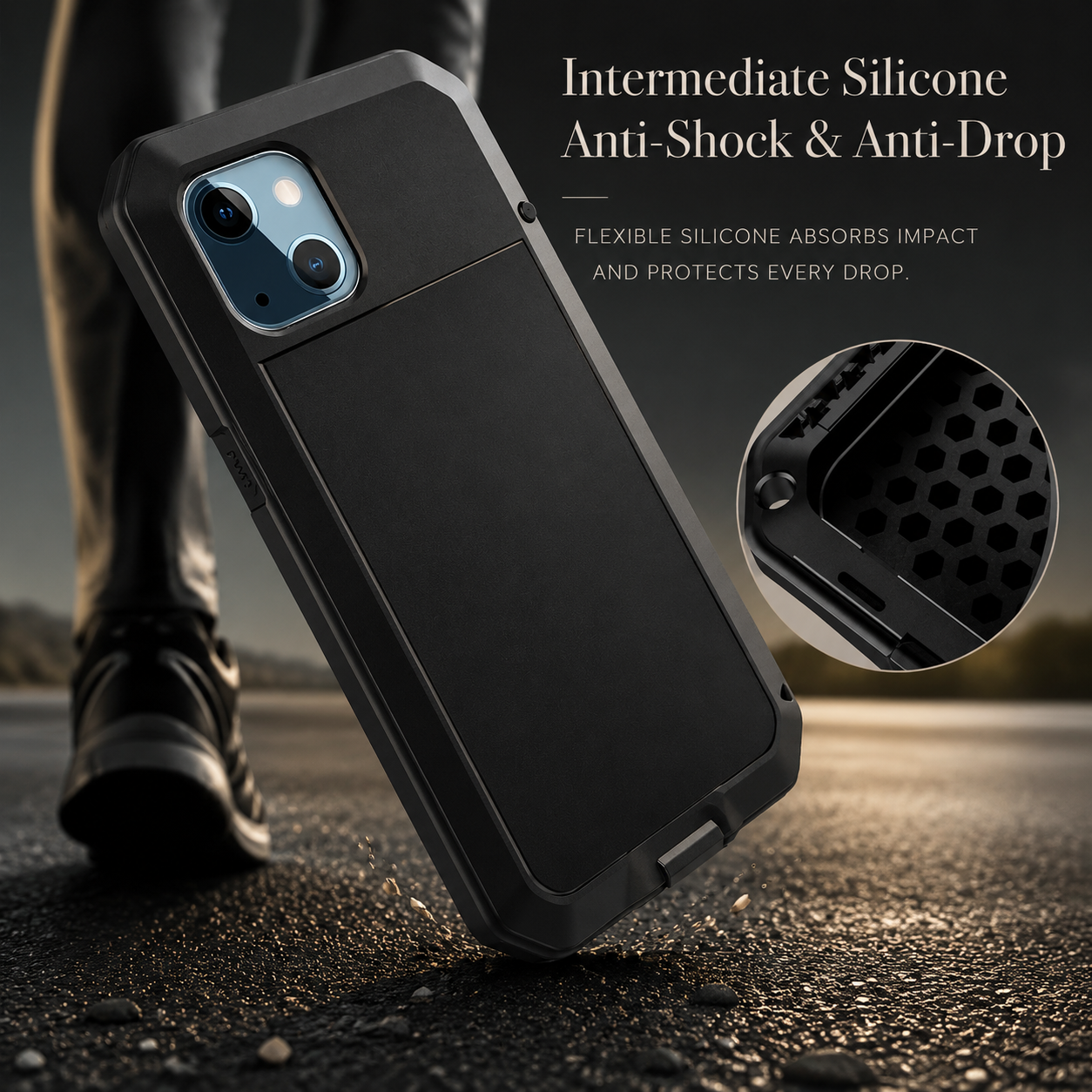 Premium iPhone Case MagSafe Compatible Aluminum Full Body Cover Waterproof Metal Frame Tempered Glass Shockproof Protective Camera Lens Guard Design