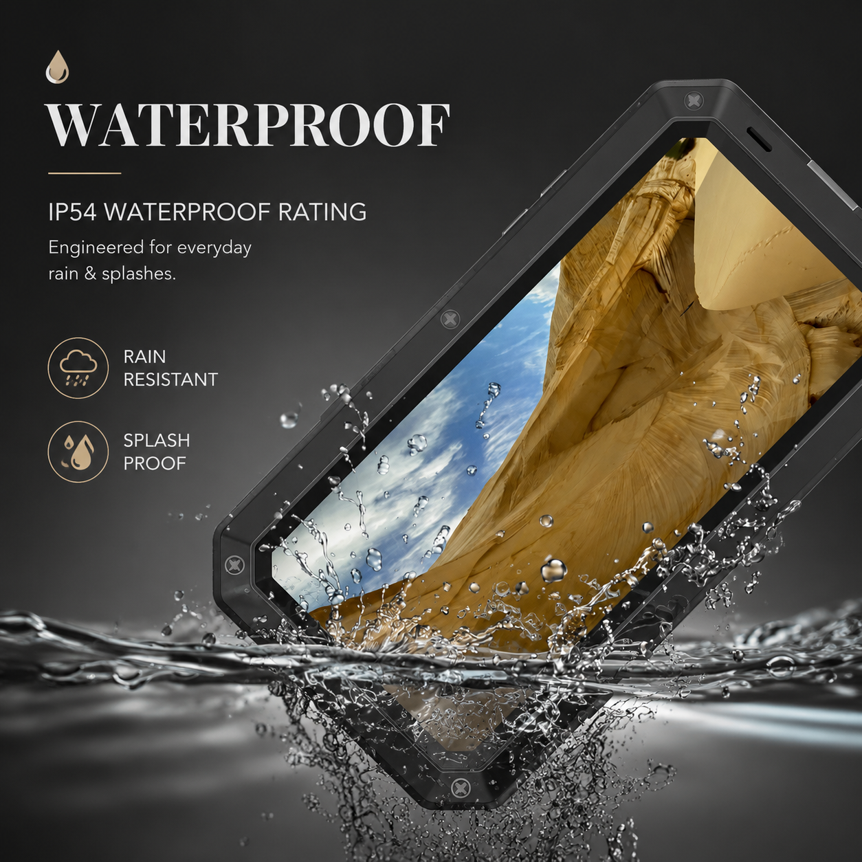 Premium iPhone Case MagSafe Compatible Aluminum Full Body Cover Waterproof Metal Frame Tempered Glass Shockproof Protective Camera Lens Guard Design