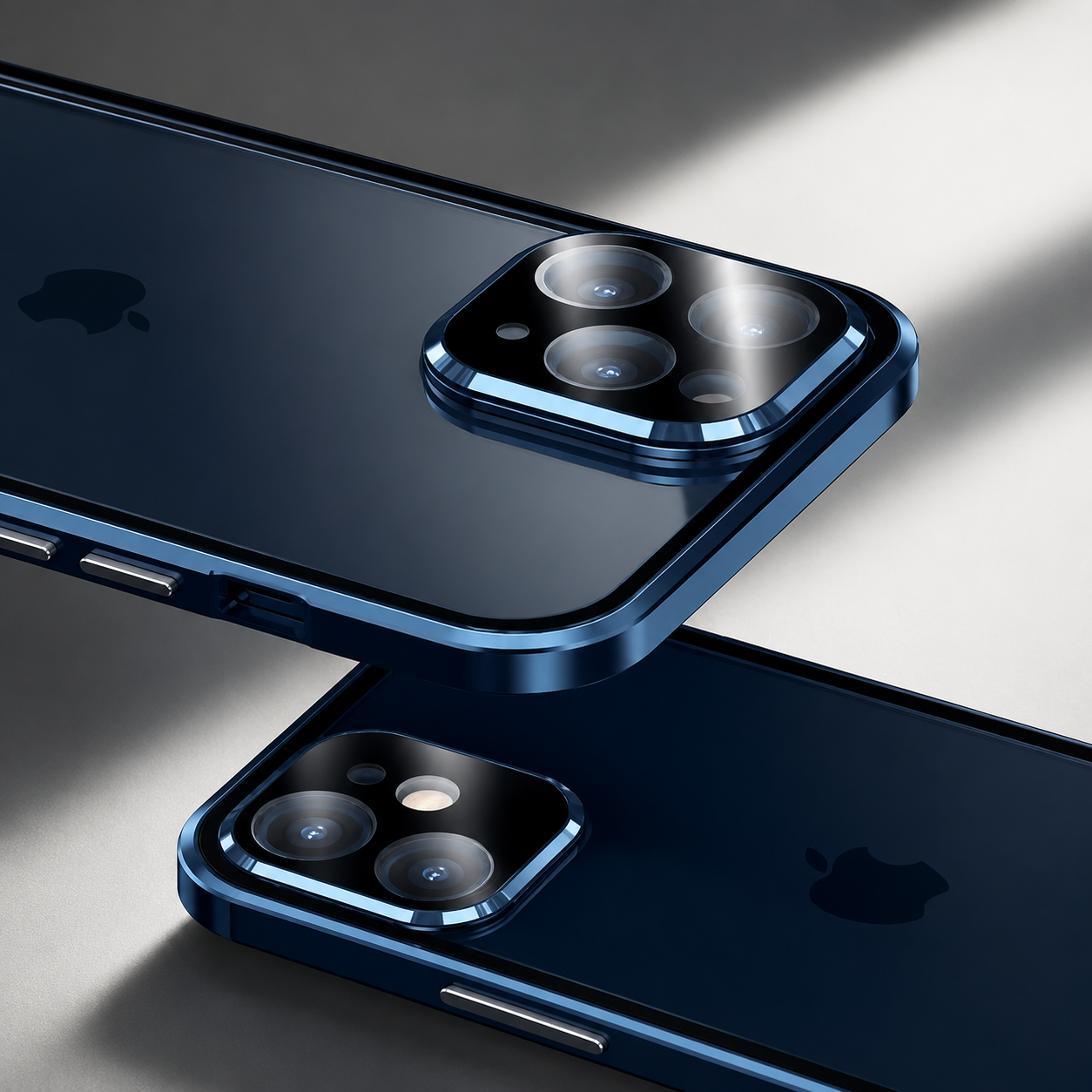 Premium iPhone Case MagSafe Compatible Aluminum Glass Full Body Cover Transparent Magnetic Shockproof Protective 360 Camera Lens Guard Slim Design