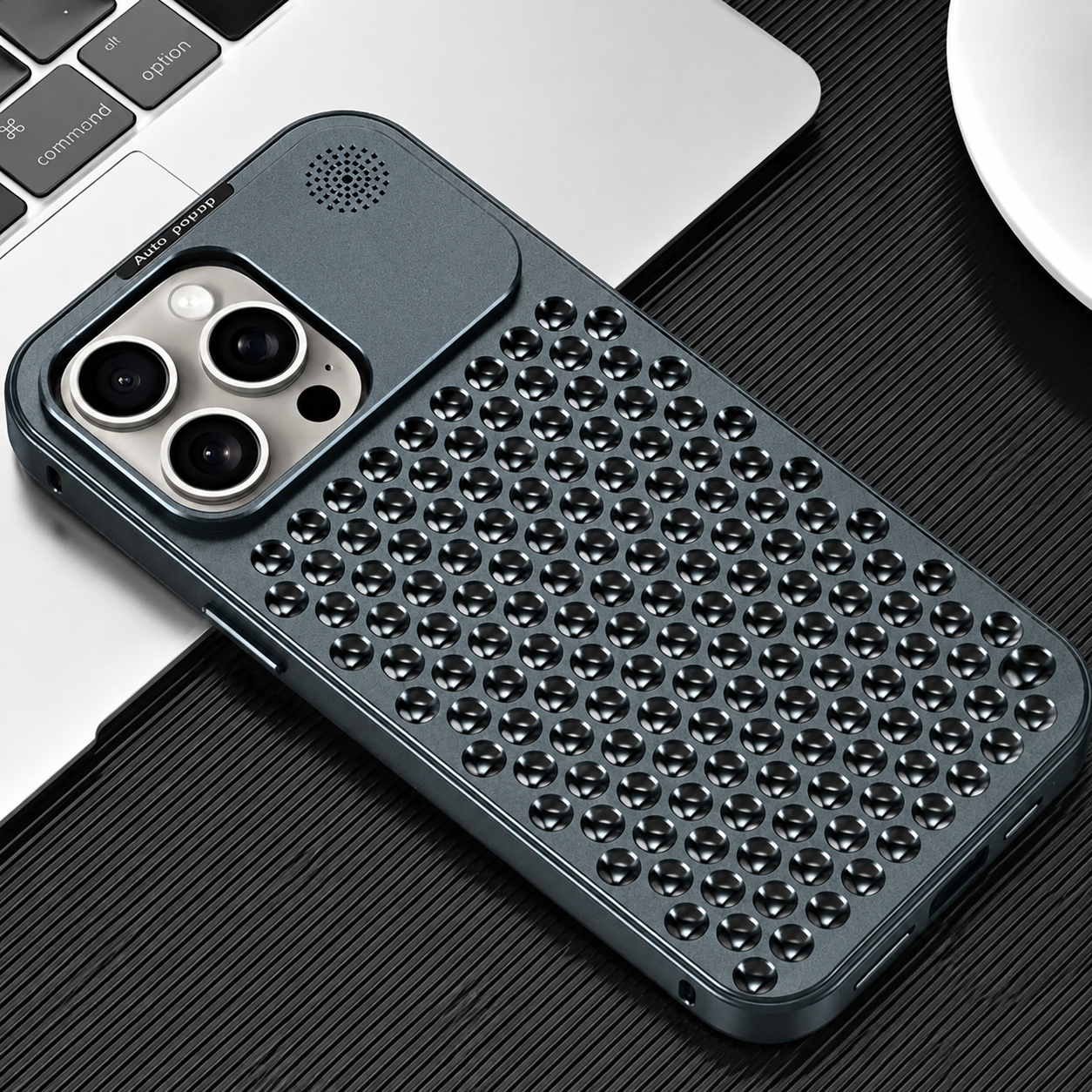 Premium iPhone Case MagSafe Compatible Aluminum Metal Frame Heat Dissipation Magnetic Cover Shockproof Protective Camera Lens Guard Slim Full Coverage
