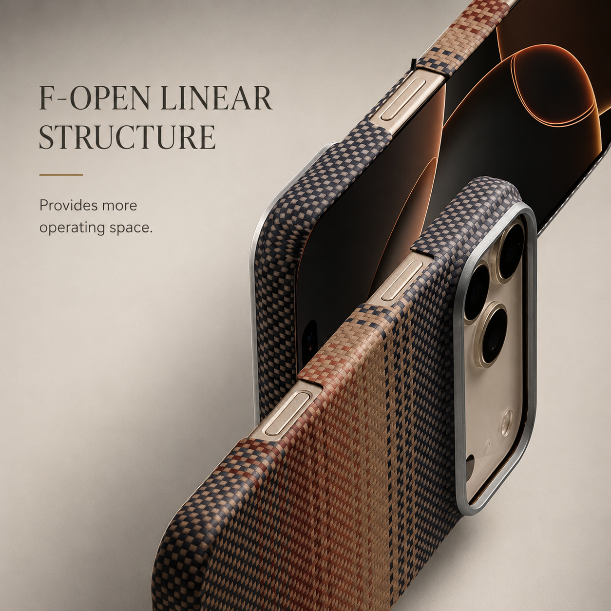Premium iPhone Case MagSafe Compatible Aramid Carbon Fiber Cover Ultra Thin Magnetic Shockproof Anti Scratch Lightweight Slim Protective Design