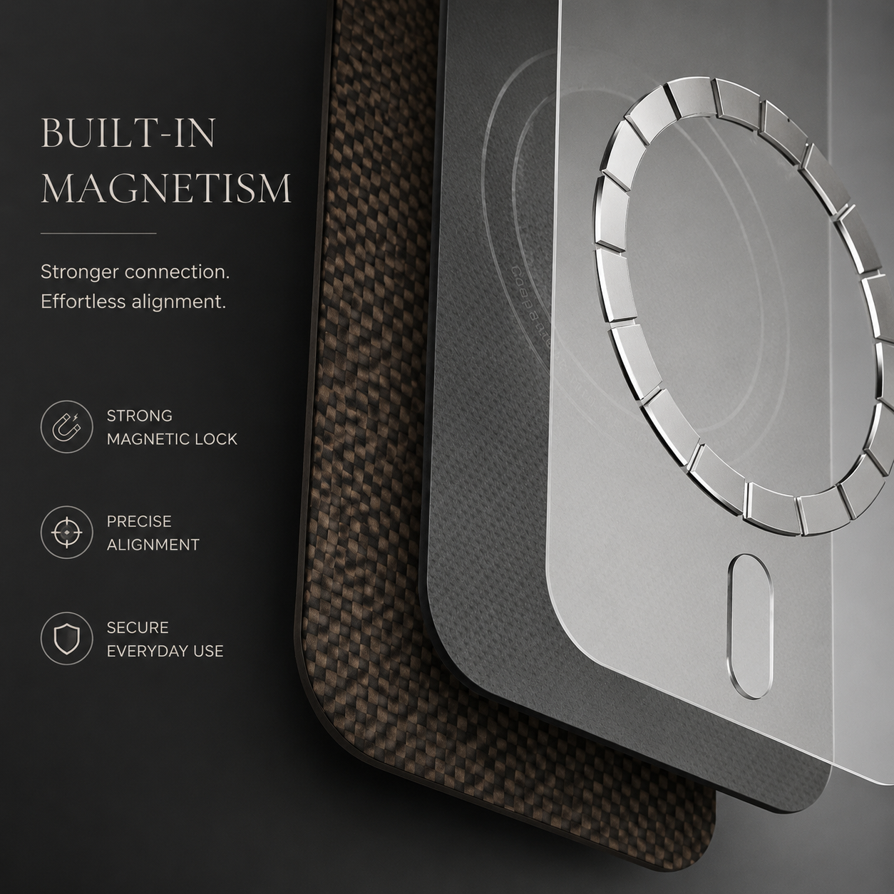 Premium iPhone Case MagSafe Compatible Aramid Carbon Fiber Cover Ultra Thin Raised Lens Screen Guard Anti Scratch Matte Non Slip Full Protection Design