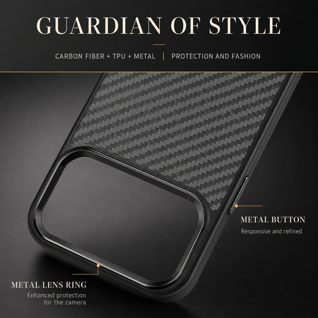 Premium iPhone Case MagSafe Compatible Aramid Fiber Protective Cover Ultra Thin Full Coverage Shockproof Camera Lens Protection Anti Scratch Non Slip Design