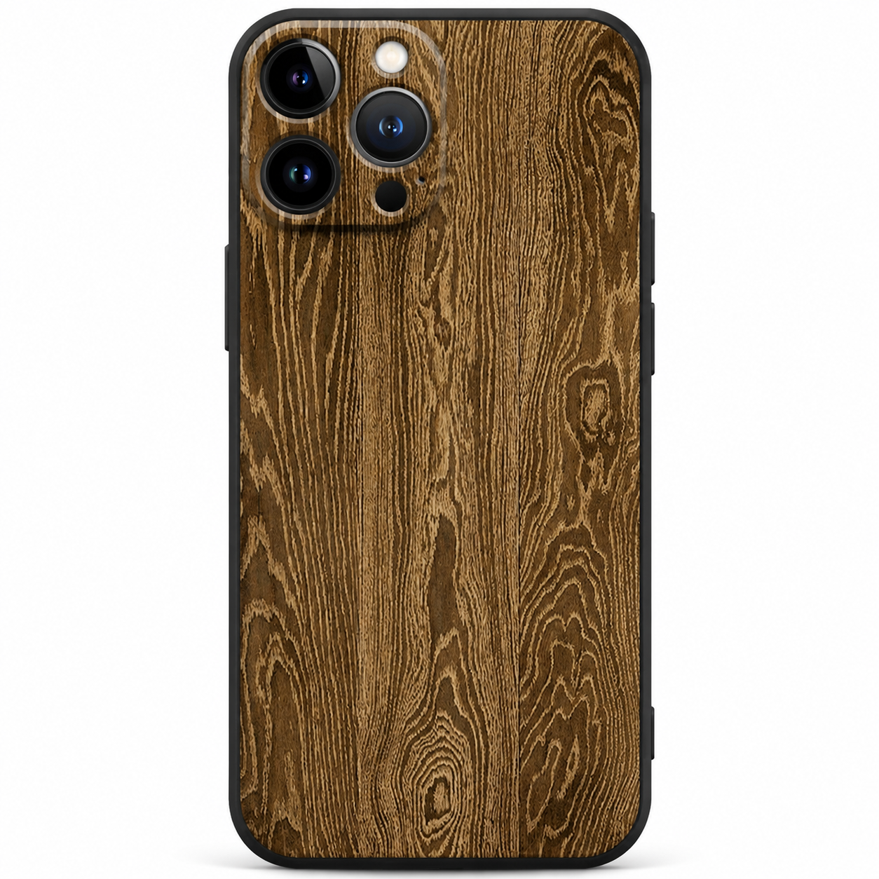 Premium iPhone Case MagSafe Compatible Bamboo Wood Grain Cover Metallic Frame Shockproof Protective Slim Camera Lens Protection Natural Design