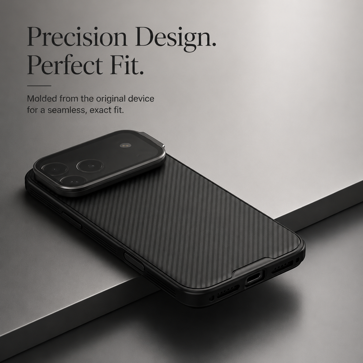 Premium iPhone Case MagSafe Compatible CamShield Cover Foldable Lens Stand Shockproof Textured PC Non Slip Camera Protection Half Wrapped Design