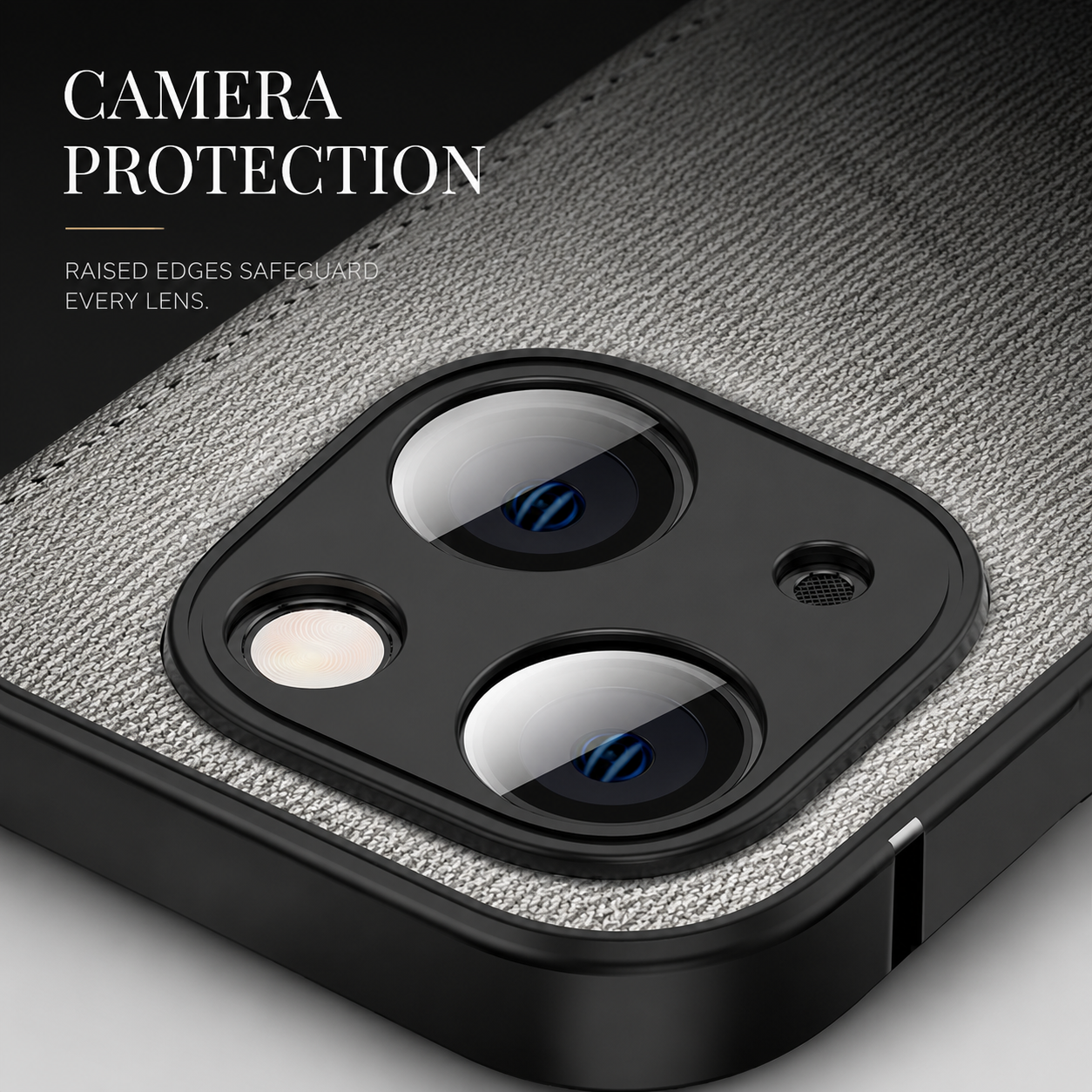 Premium iPhone Case MagSafe Compatible Canvas Texture Deer Pattern Magnetic Cover Shockproof Bumper Frame Camera Lens Guard Slim Full Coverage Design
