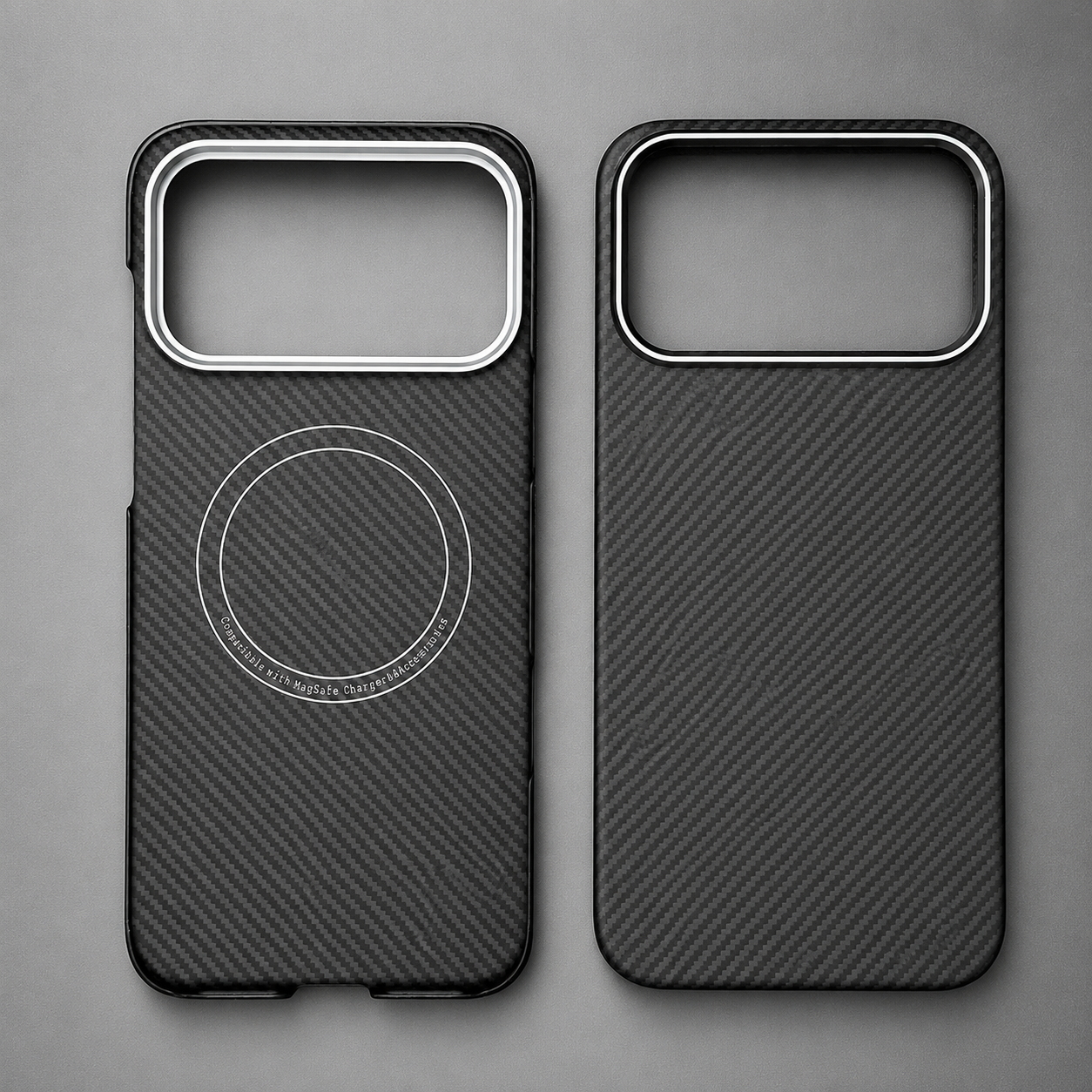 Premium iPhone Case MagSafe Compatible Carbon Fiber Aramid Protective Cover Camera Lens Protection Ultra Thin Shockproof Anti Fingerprint Waterproof Full Coverage