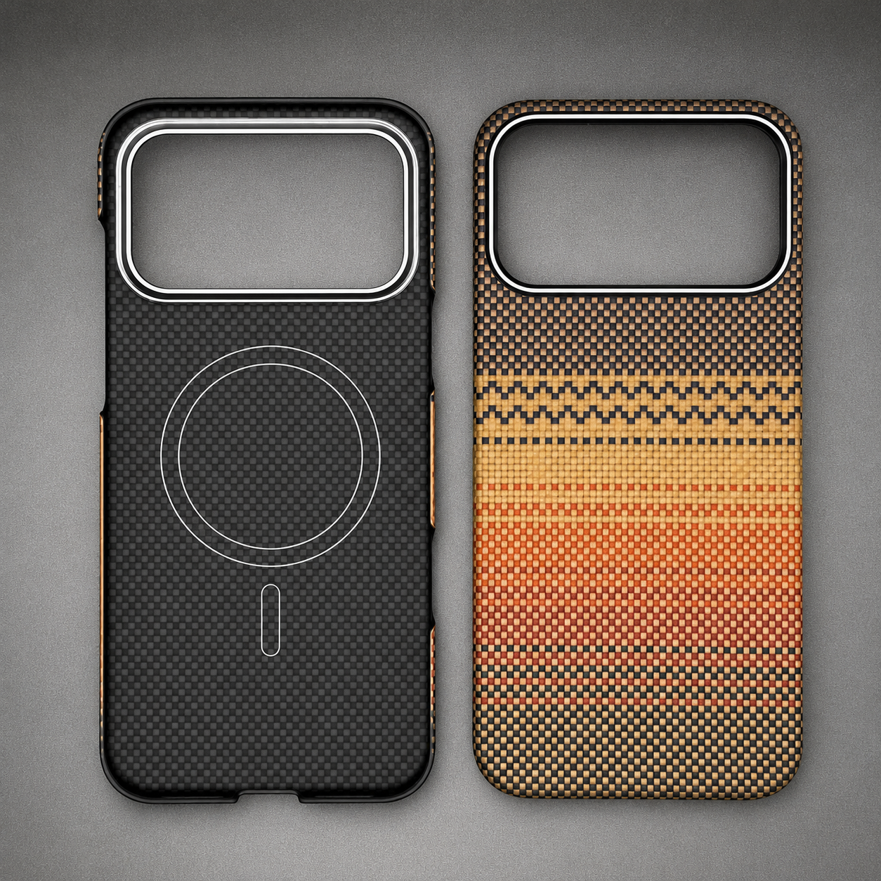 Premium iPhone Case MagSafe Compatible Carbon Fiber Aramid Protective Cover Camera Lens Protection Ultra Thin Shockproof Anti Fingerprint Waterproof Full Coverage