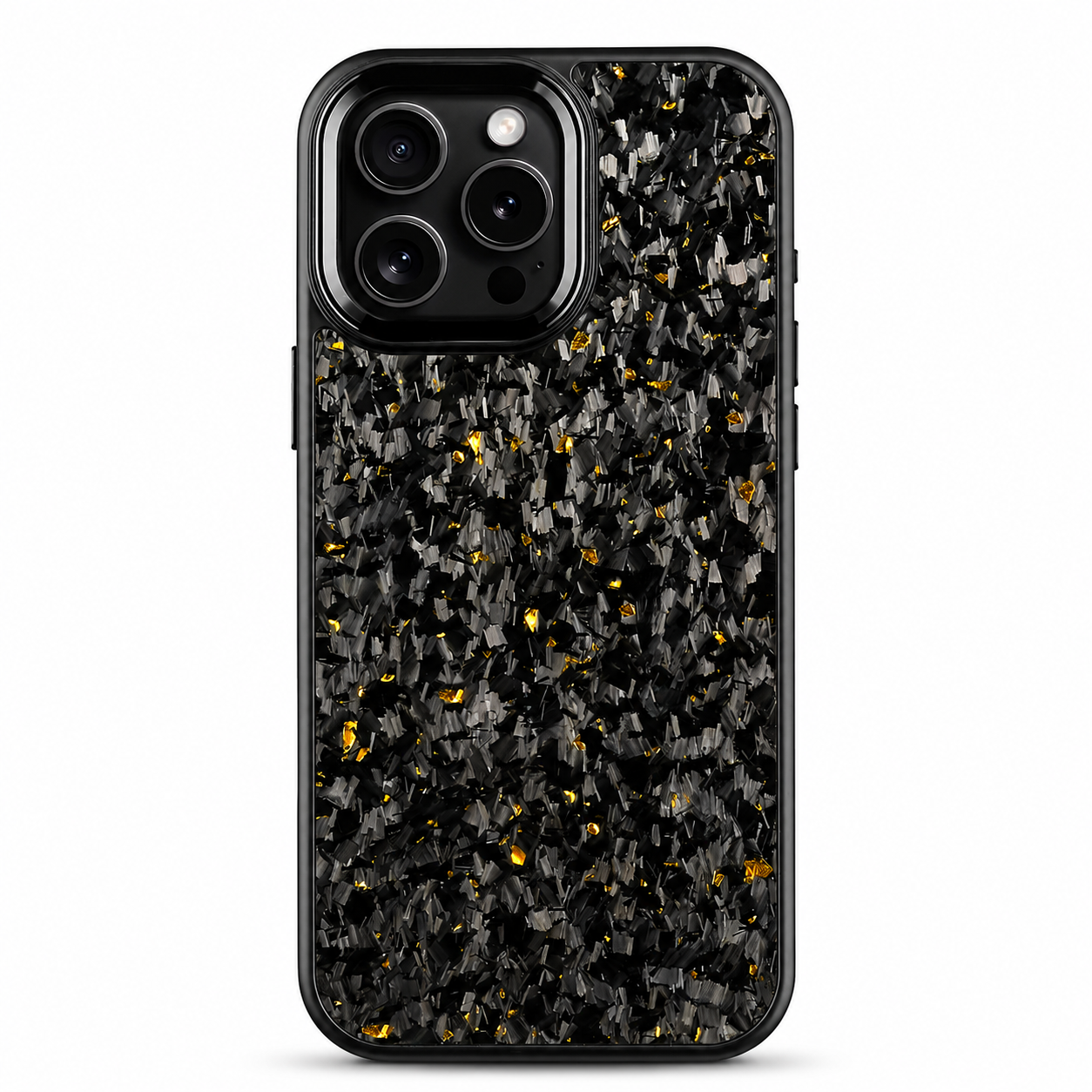 Premium iPhone Case MagSafe Compatible Carbon Fiber Cover Dual Layer Shockproof Metal Lens Guard Anti Scratch Lightweight Full Coverage Design
