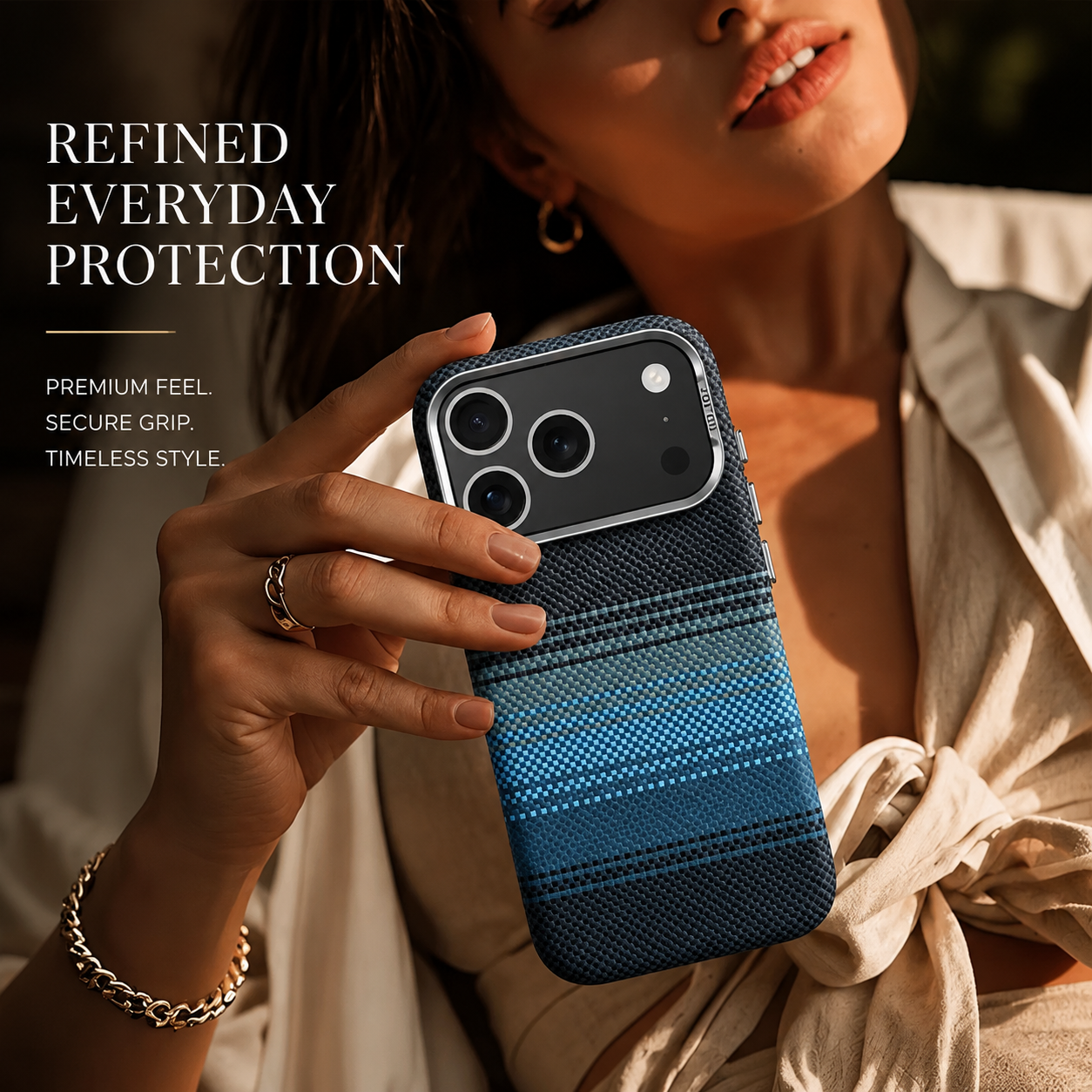 Premium iPhone Case MagSafe Compatible Carbon Fiber Cover Magnetic Alignment Shockproof PC Hard Shell Anti Scratch Slim Non Slip Design
