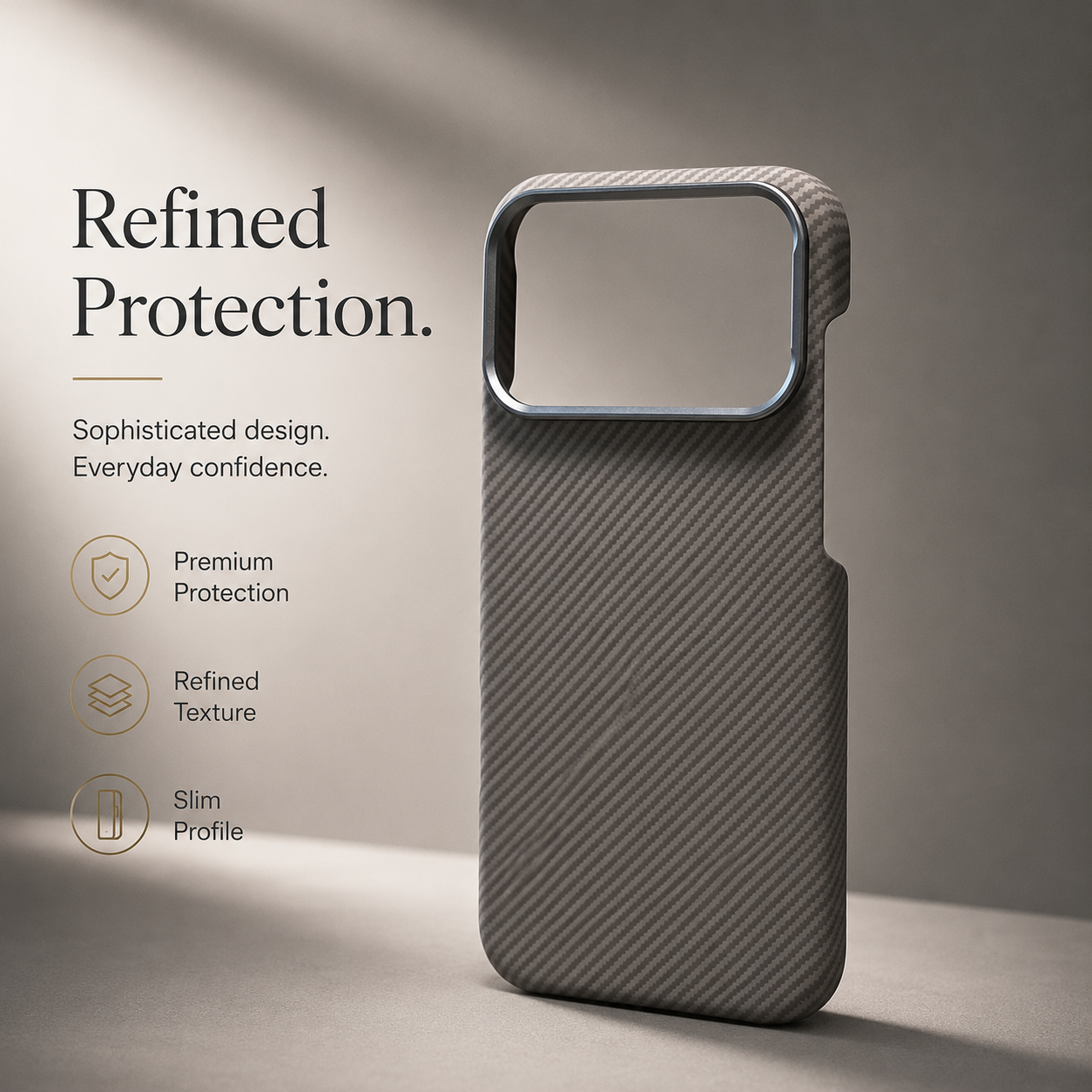 Premium iPhone Case MagSafe Compatible Carbon Fiber Cover Magnetic PC TPU Hybrid Shockproof Half Wrapped Slim Non Slip Protective Design