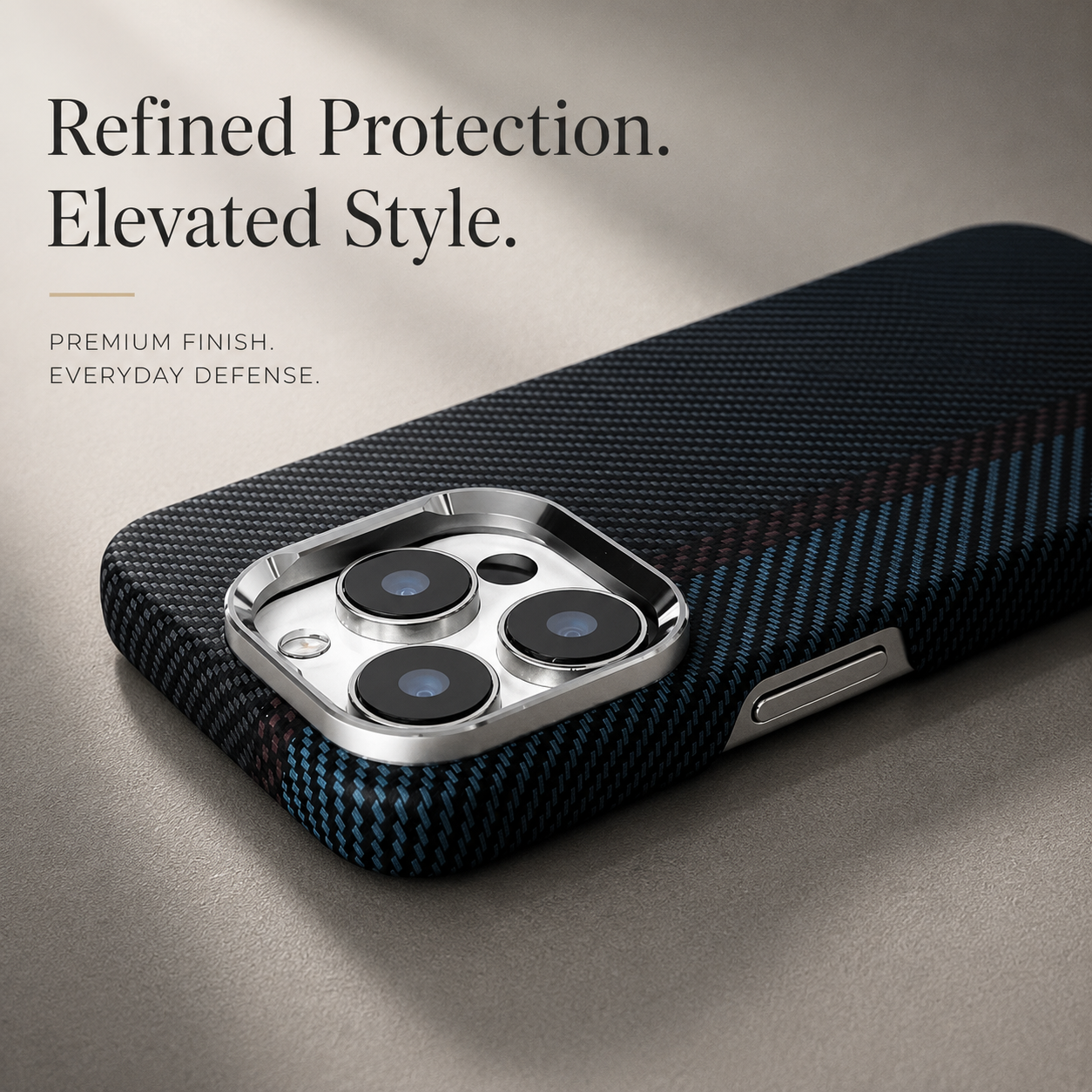 Premium iPhone Case MagSafe Compatible Carbon Fiber Cover Magnetic PC TPU Hybrid Shockproof Half Wrapped Slim Non Slip Protective Design