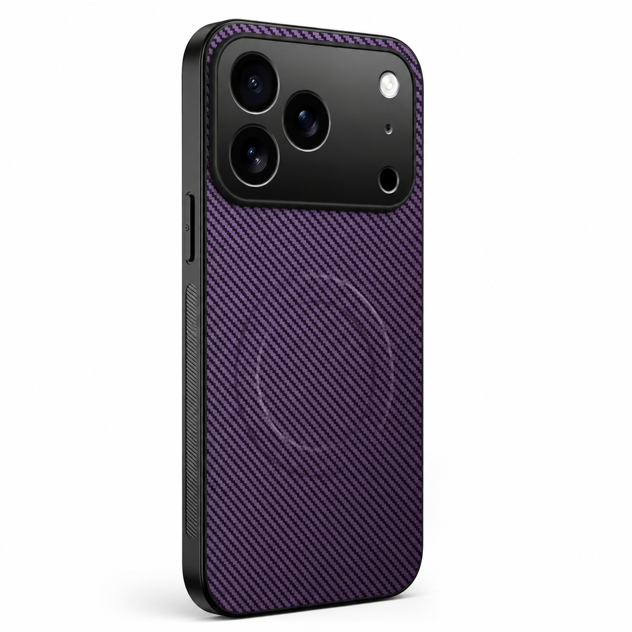 Premium iPhone Case MagSafe Compatible Carbon Fiber Magnetic Cover Ultra Thin Shockproof Camera Protection Slim Lightweight Anti Scratch Design