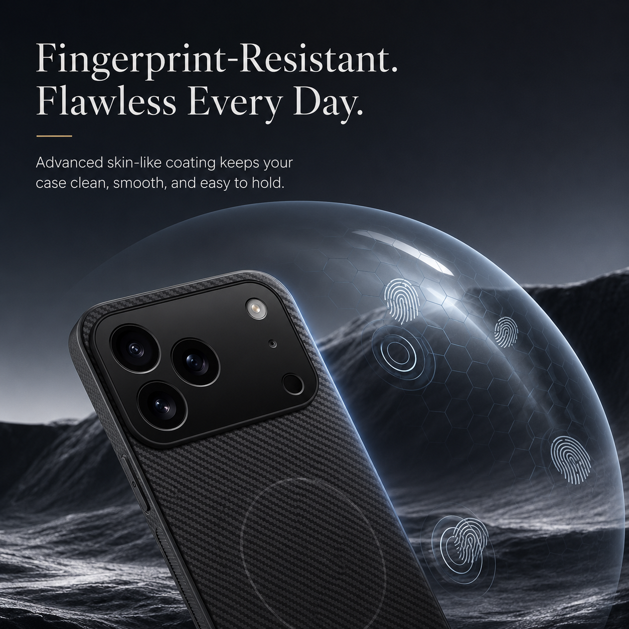 Premium iPhone Case MagSafe Compatible Carbon Fiber Magnetic Cover Ultra Thin Shockproof Camera Protection Slim Lightweight Anti Scratch Design