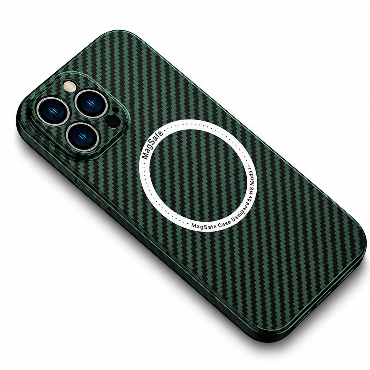 Premium iPhone Case MagSafe Compatible Carbon Fiber Magnetic Slim Cover Shockproof Lightweight Camera Lens Protection Protective Minimal Design