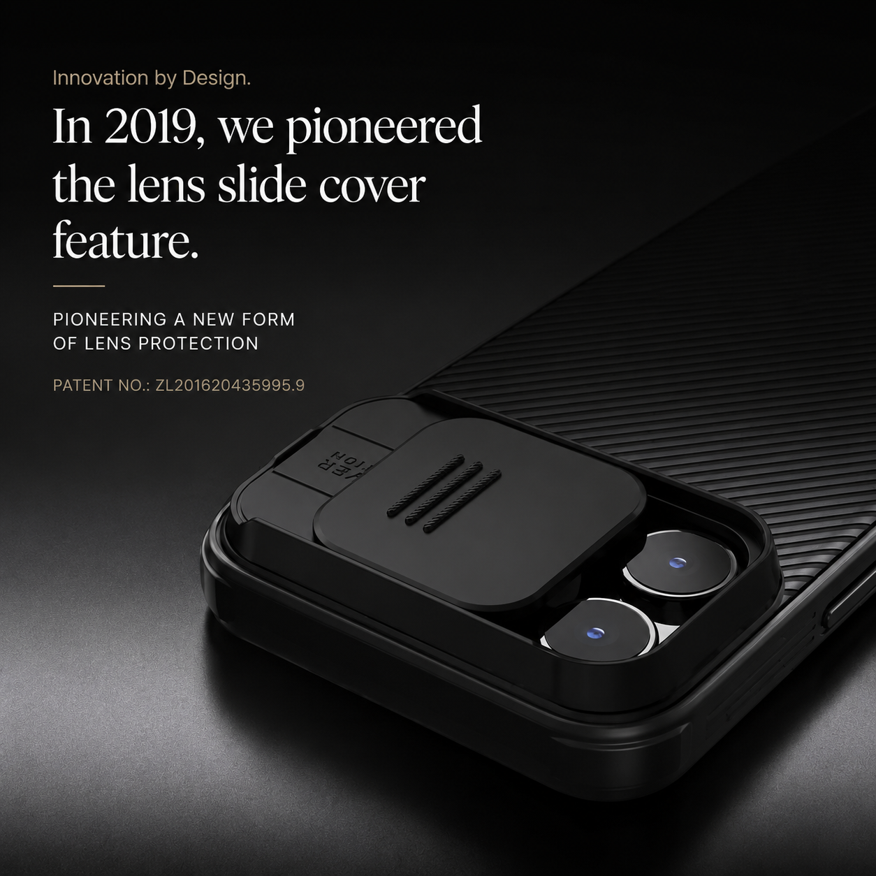 Premium iPhone Case MagSafe Compatible Carbon Fiber Texture Sliding Camera Cover Magnetic Cover Shockproof Protective Lens Guard Slim Design