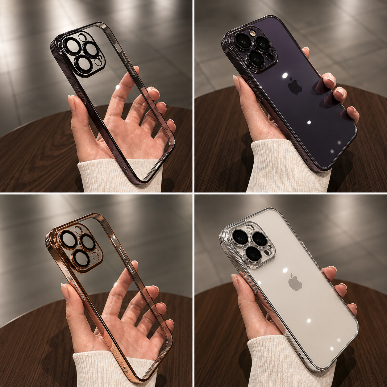 Premium iPhone Case MagSafe Compatible Clear Glitter Silicone Cover Magnetic Shockproof Protective Camera Lens Guard Slim Full Coverage Design