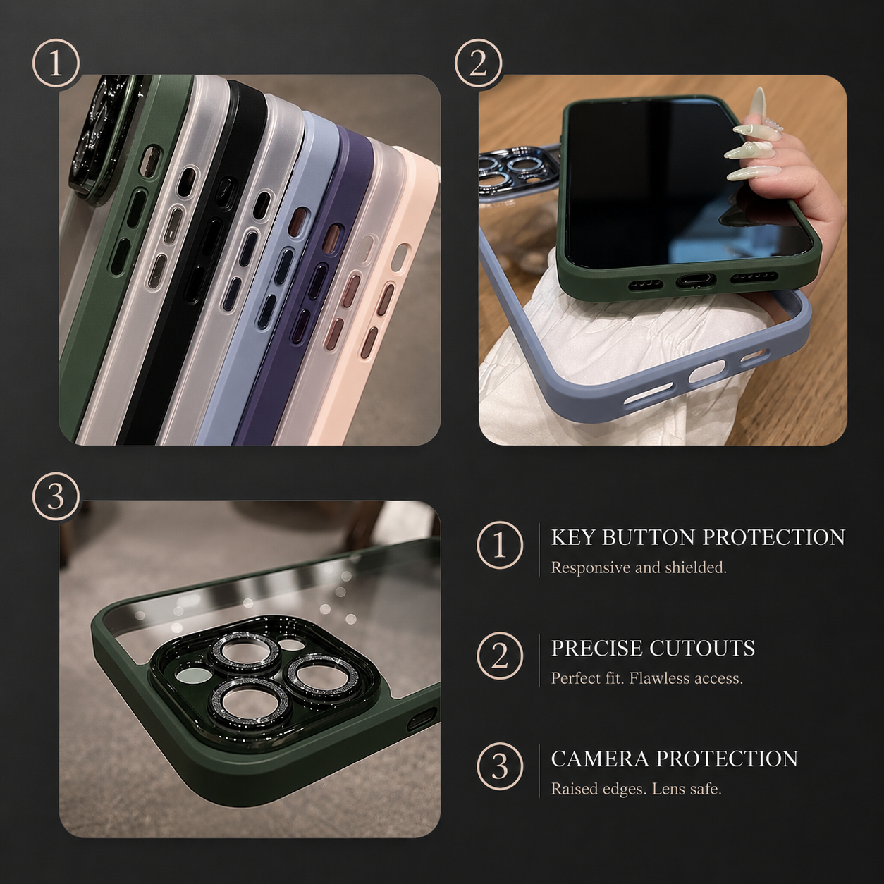 Premium iPhone Case MagSafe Compatible Clear Glitter Silicone Cover Magnetic Shockproof Protective Camera Lens Guard Slim Full Coverage Design