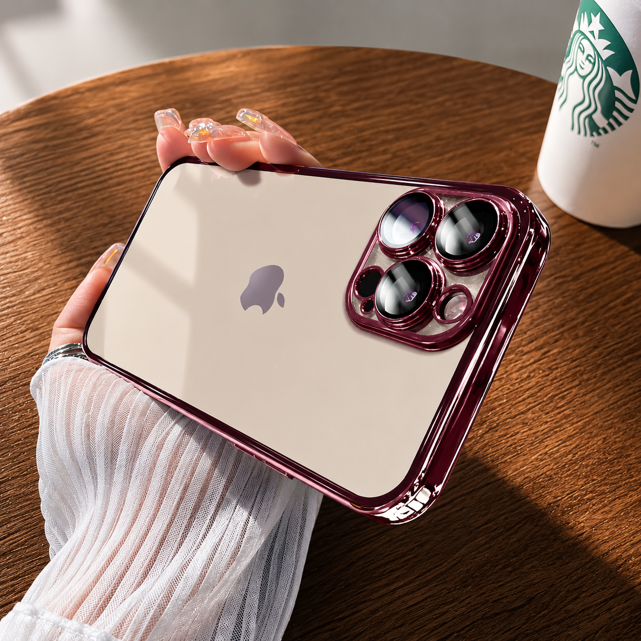 Premium iPhone Case MagSafe Compatible Clear Glitter Silicone Cover Magnetic Shockproof Protective Camera Lens Guard Slim Full Coverage Design