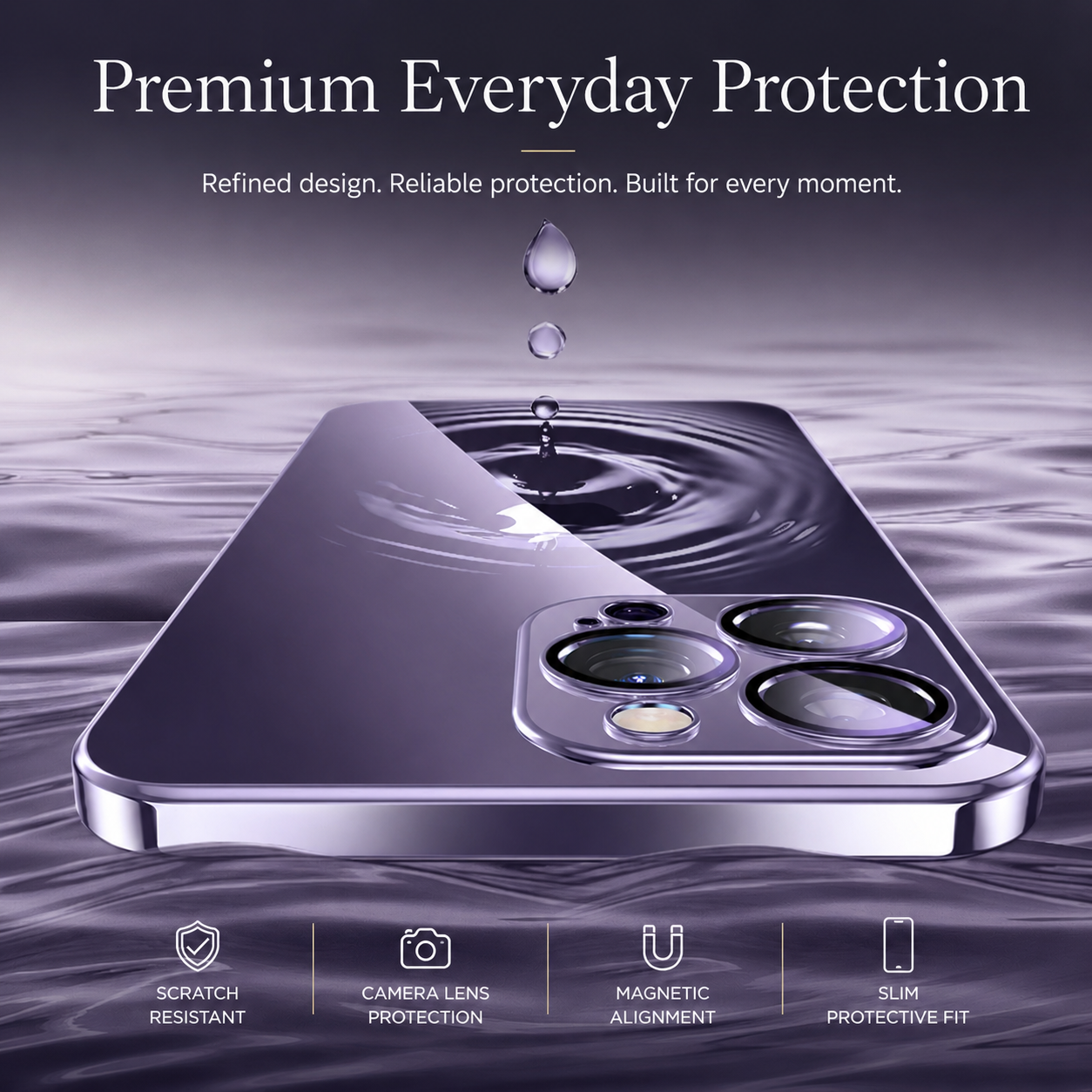Premium iPhone Case MagSafe Compatible Clear Glitter Silicone Cover Magnetic Shockproof Protective Camera Lens Guard Slim Full Coverage Design