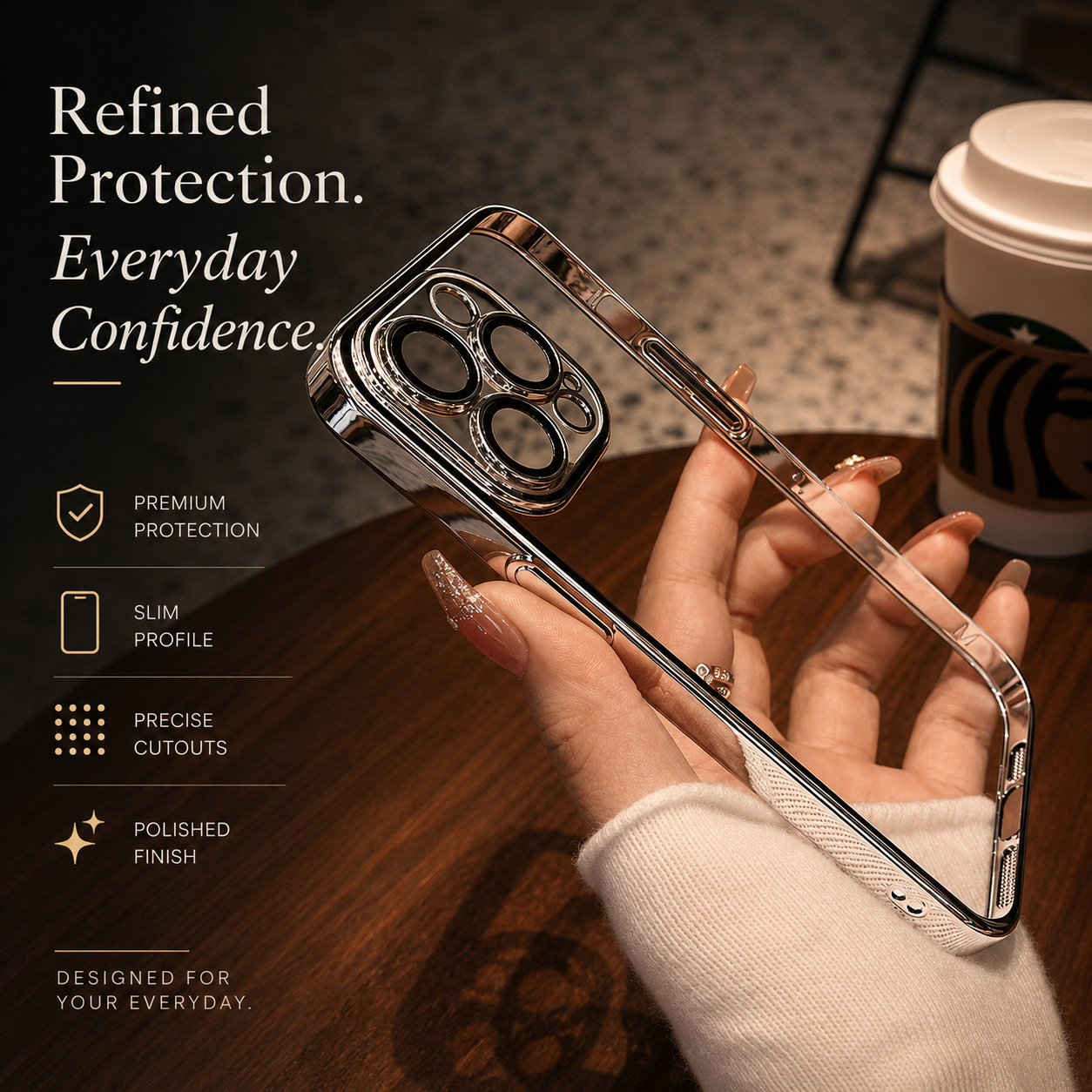Premium iPhone Case MagSafe Compatible Clear Glitter Silicone Cover Magnetic Shockproof Protective Camera Lens Guard Slim Full Coverage Design