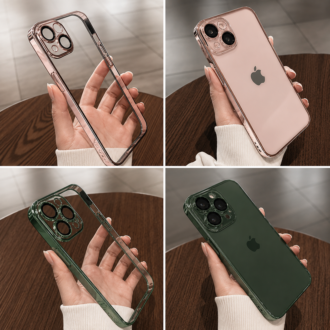 Premium iPhone Case MagSafe Compatible Clear Glitter Silicone Cover Magnetic Shockproof Protective Camera Lens Guard Slim Full Coverage Design