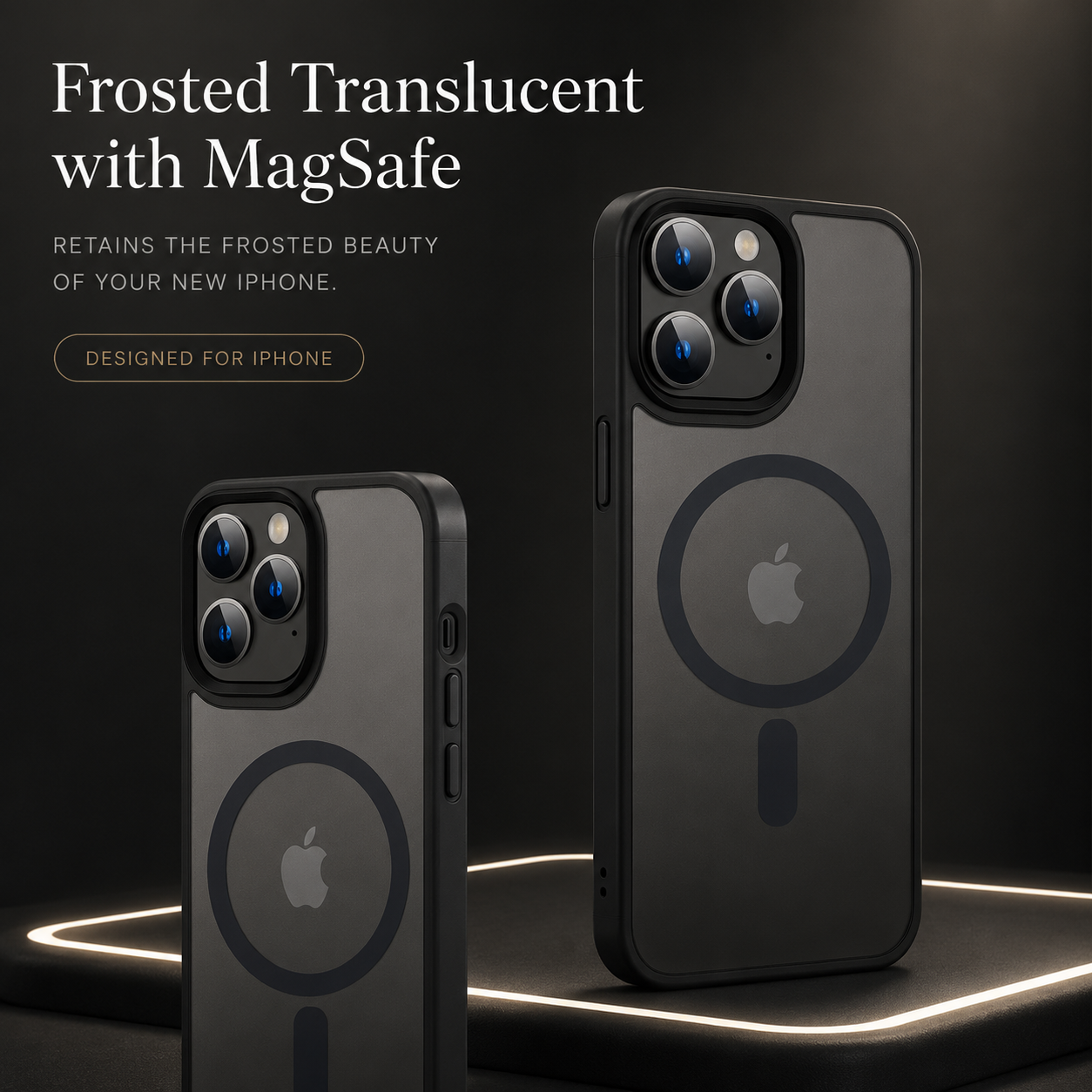 Premium iPhone Case MagSafe Compatible Clear Hybrid Cover Transparent HD Back Magnetic Shockproof Protective Camera Lens Guard Slim Full Coverage Design