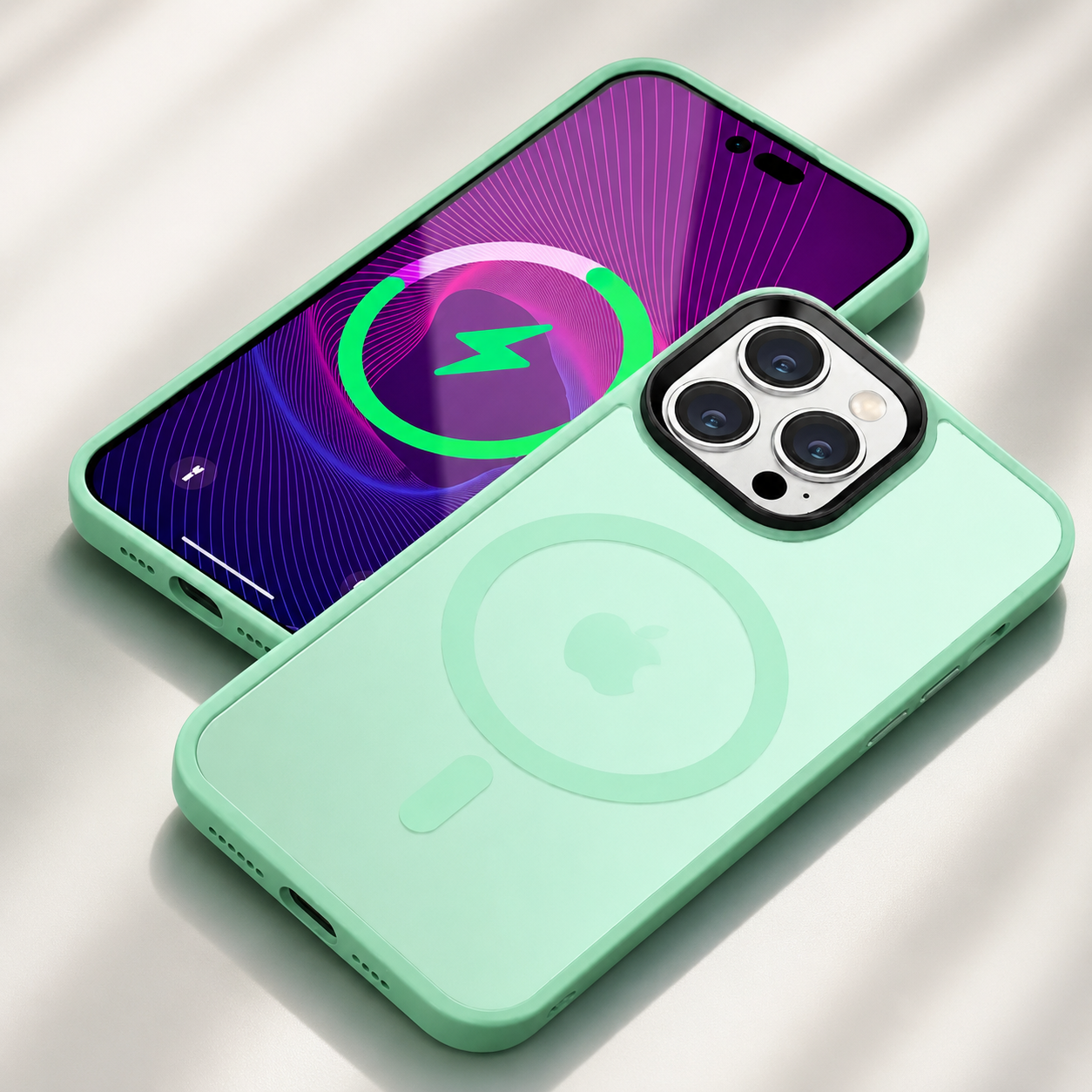 Premium iPhone Case MagSafe Compatible Clear Hybrid Cover Transparent HD Back Magnetic Shockproof Protective Camera Lens Guard Slim Full Coverage Design