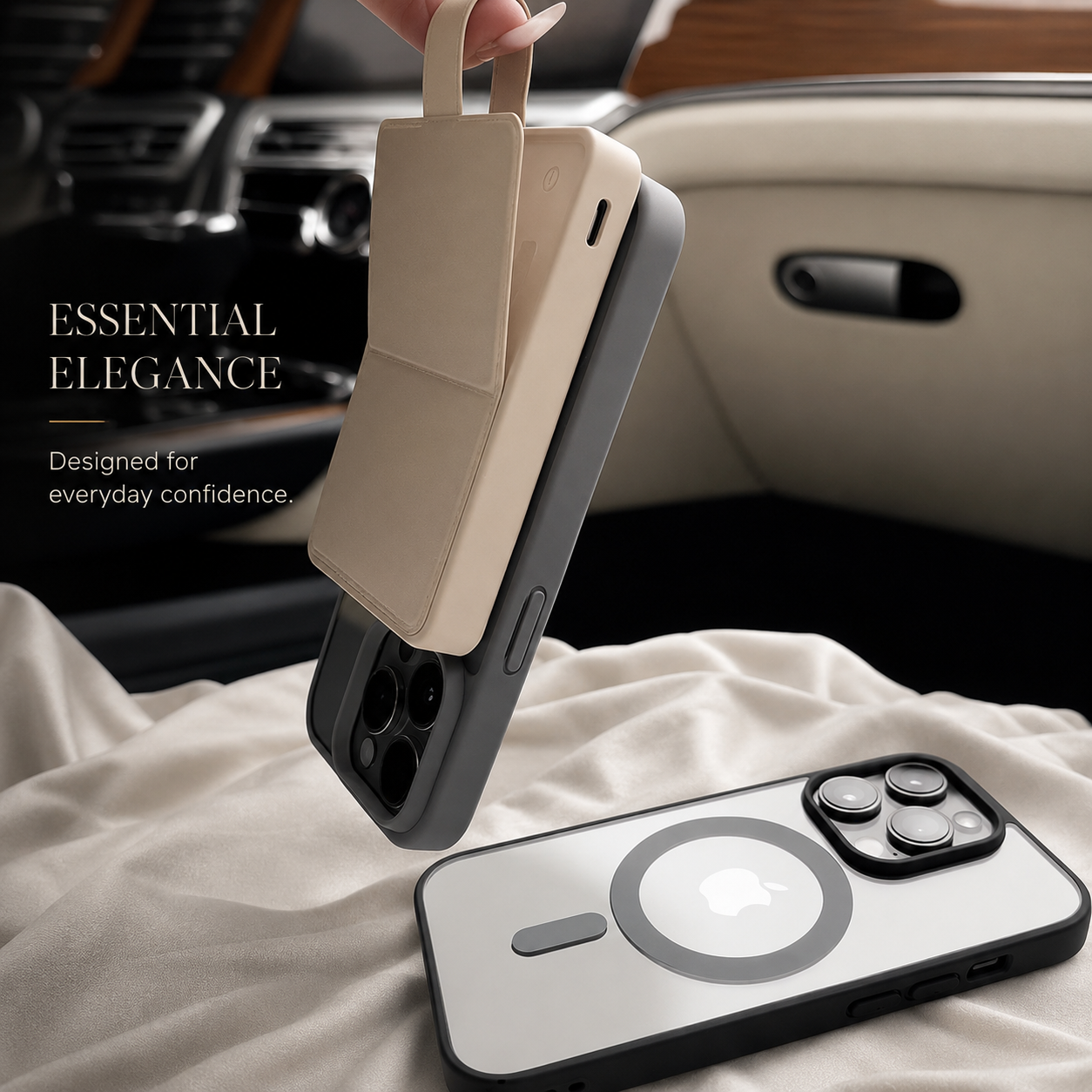 Premium iPhone Case MagSafe Compatible Clear Hybrid Cover Transparent HD Back Magnetic Shockproof Protective Camera Lens Guard Slim Full Coverage Design