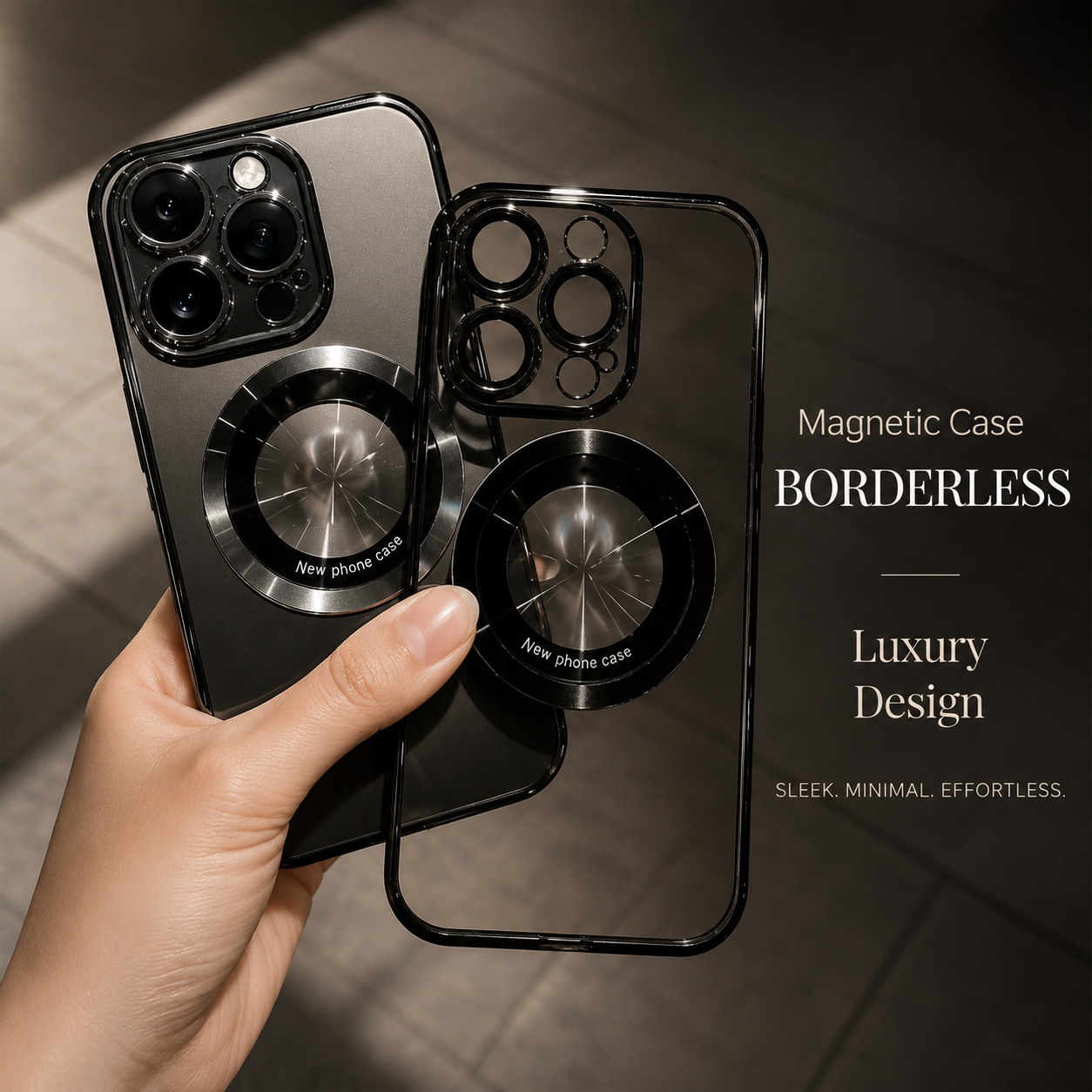 Premium iPhone Case MagSafe Compatible Clear Plated Cover Transparent Magnetic Ring Shockproof Protective Camera Lens Guard Ultra Thin Slim Design