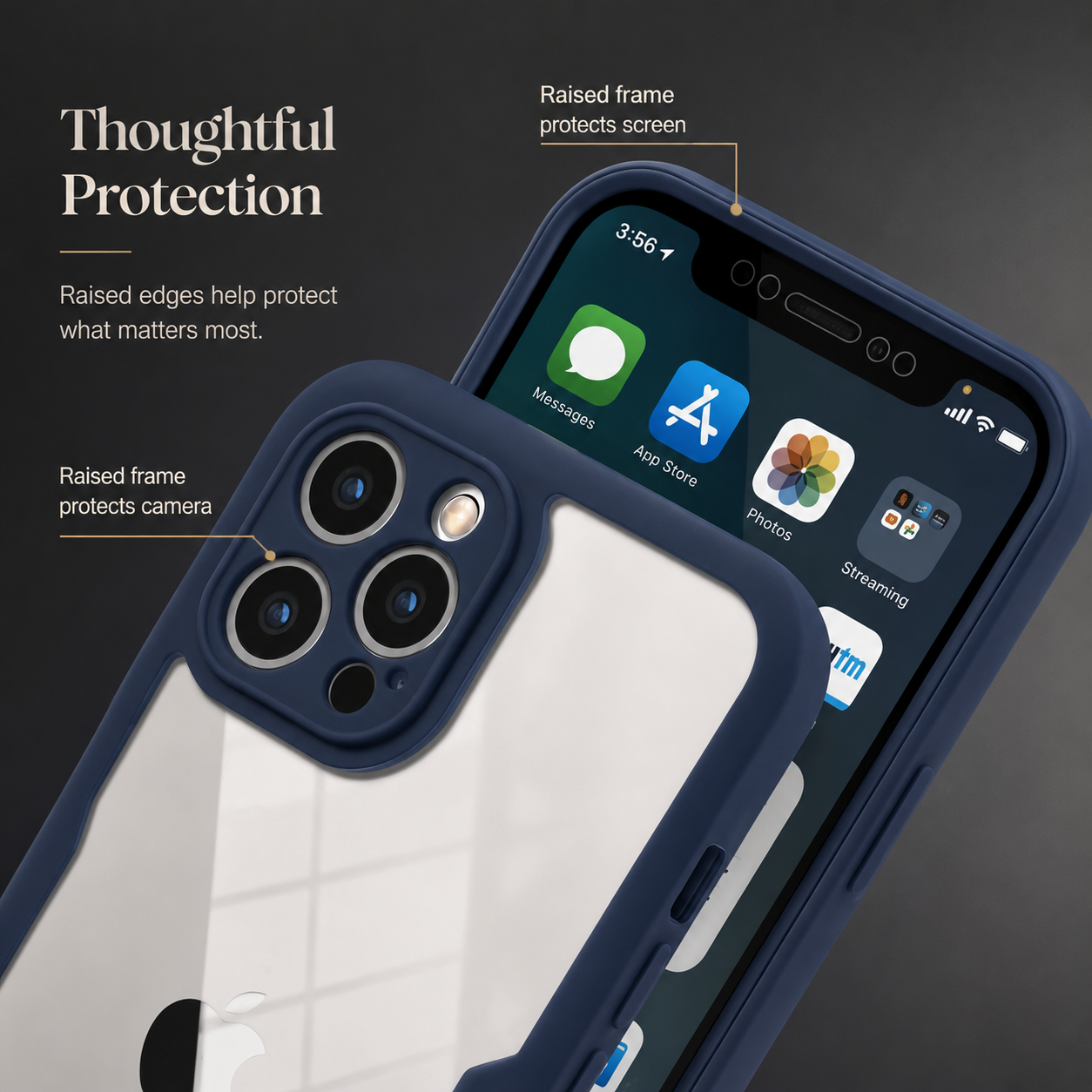 Premium iPhone Case MagSafe Compatible Clear Silicone Cover Transparent Shock Absorbing Magnetic Protective Camera Lens Guard Slim Full Coverage