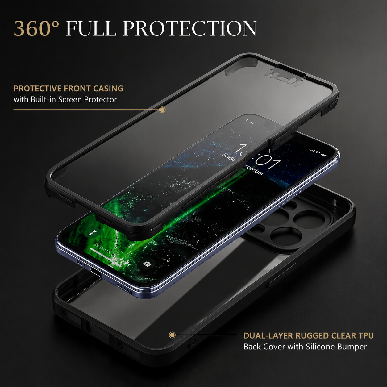 Premium iPhone Case MagSafe Compatible Clear Silicone Cover Transparent Shock Absorbing Magnetic Protective Camera Lens Guard Slim Full Coverage