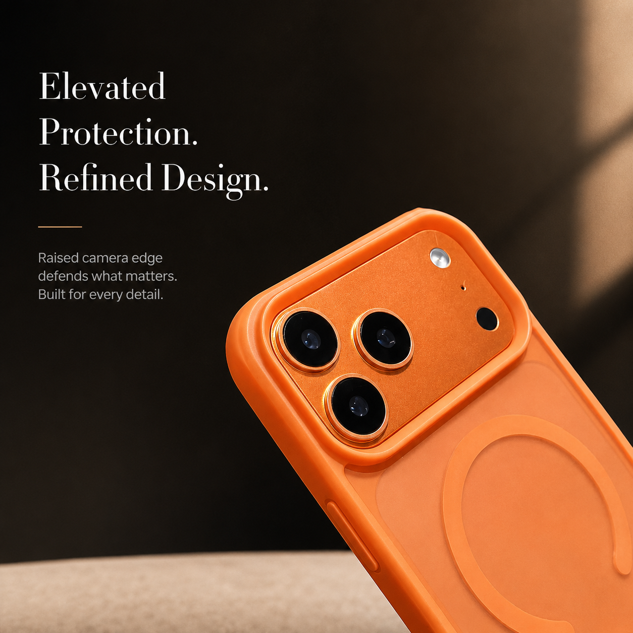 Premium iPhone Case MagSafe Compatible Foldable Stand Cover Shockproof PC Matte Anti Fingerprint Non Slip Camera Protection Half Wrapped Design