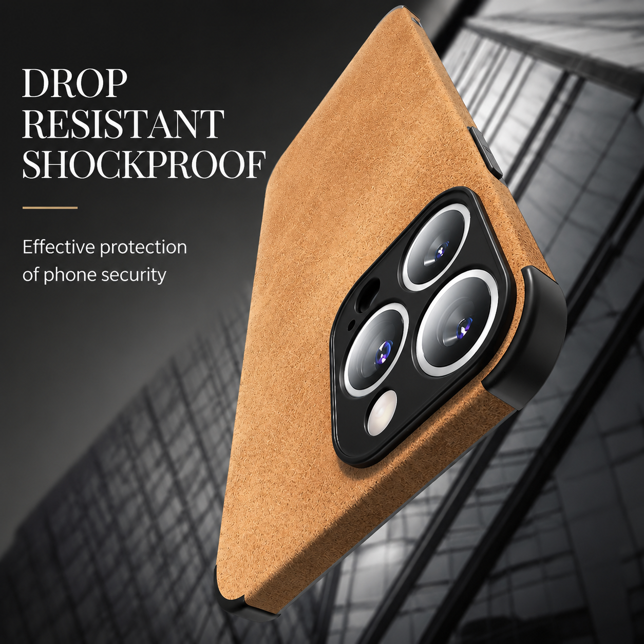 Premium iPhone Case MagSafe Compatible Genuine Leather Cover Magnetic Protective Camera Lens Guard Shock Absorbing Slim Full Coverage Design