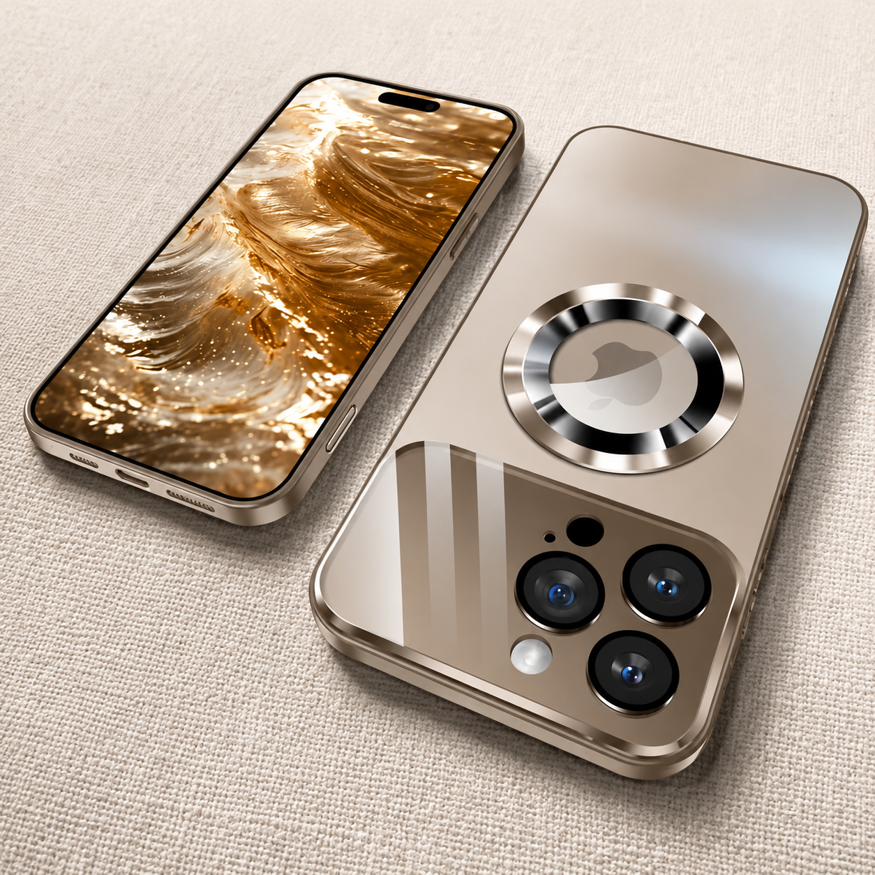 Premium iPhone Case MagSafe Compatible Glass Back Cover Magnetic Shockproof Protective Camera Lens Guard Anti Fingerprint Clear Slim Design
