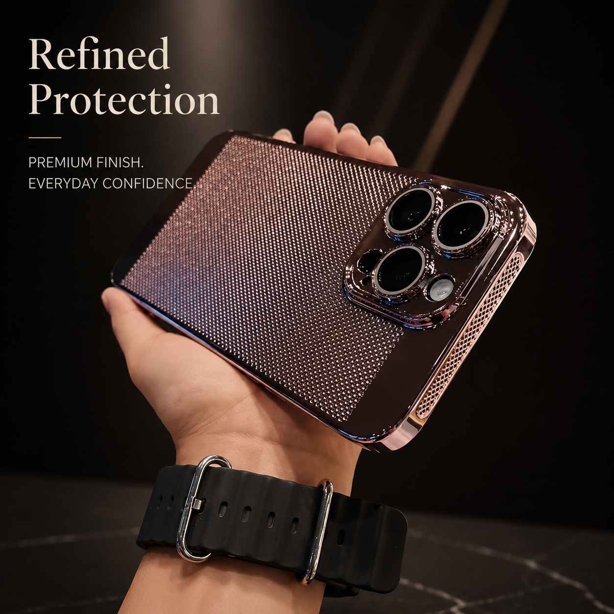 Premium iPhone Case MagSafe Compatible Honeycomb Texture Magnetic Cover Heat Dissipation Shockproof Protective Camera Lens Guard Slim Design