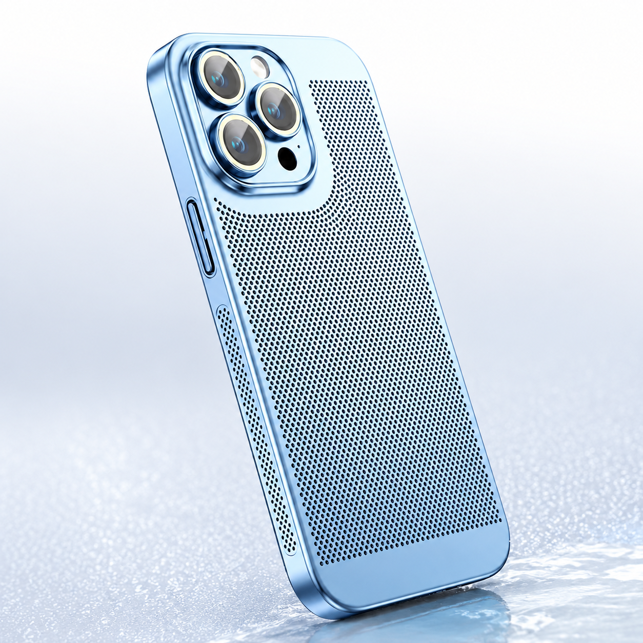 Premium iPhone Case MagSafe Compatible Honeycomb Texture Magnetic Cover Heat Dissipation Shockproof Protective Camera Lens Guard Slim Design