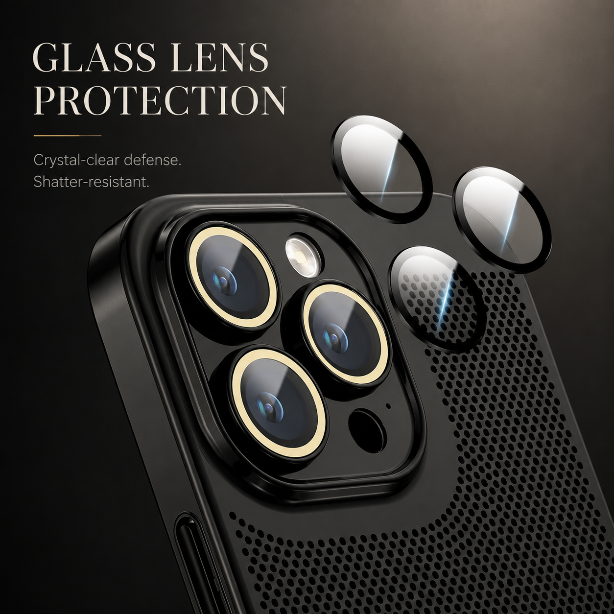 Premium iPhone Case MagSafe Compatible Honeycomb Texture Magnetic Cover Heat Dissipation Shockproof Protective Camera Lens Guard Slim Design
