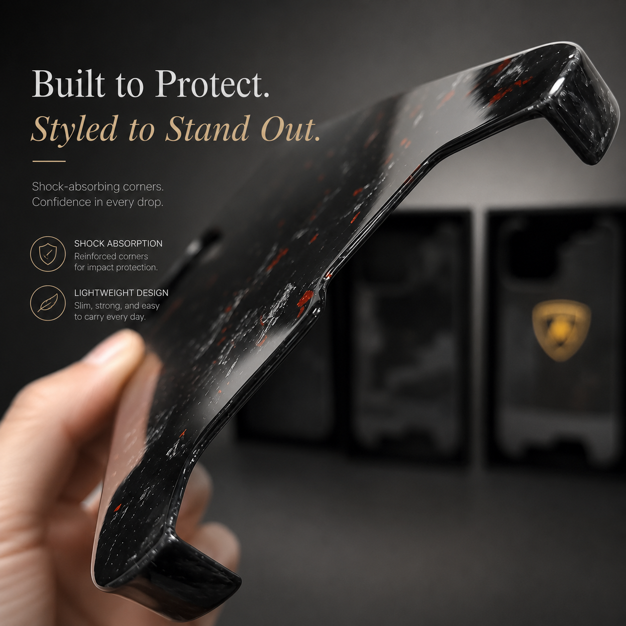 Premium iPhone Case MagSafe Compatible Kevlar Carbon Fiber Cover Magnetic Stand Hard PC Shell Camera Guard Anti Fingerprint Slim Design