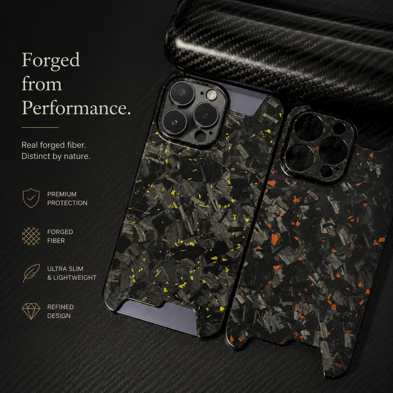 Premium iPhone Case MagSafe Compatible Kevlar Carbon Fiber Cover Magnetic Stand Hard PC Shell Camera Guard Anti Fingerprint Slim Design