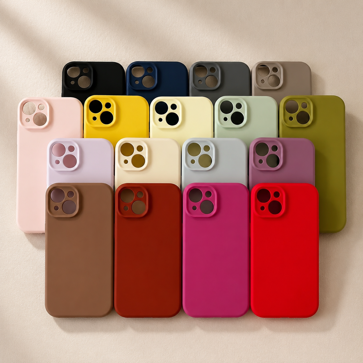 Premium iPhone Case MagSafe Compatible Liquid Silicone Cover Shockproof TPU Protective Anti Fingerprint Soft Touch Slim Lightweight Full Coverage