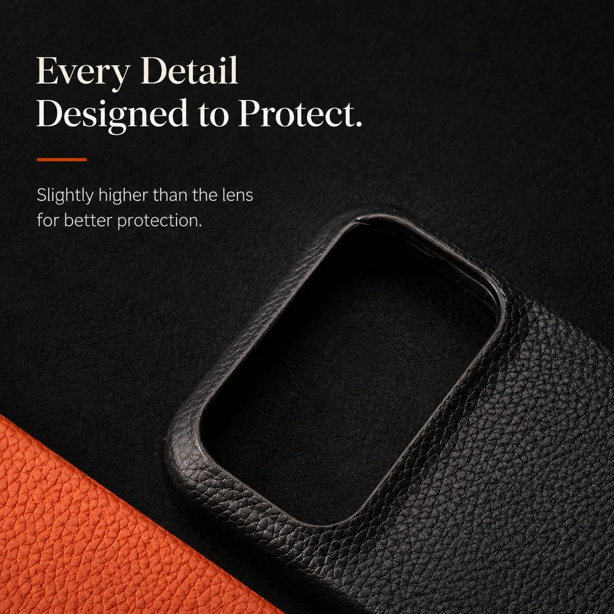 Premium iPhone Case MagSafe Compatible Lychee Cowhide Leather PC Shockproof Luxury Protective Cover Handmade Full Coverage Magnetic Back Design
