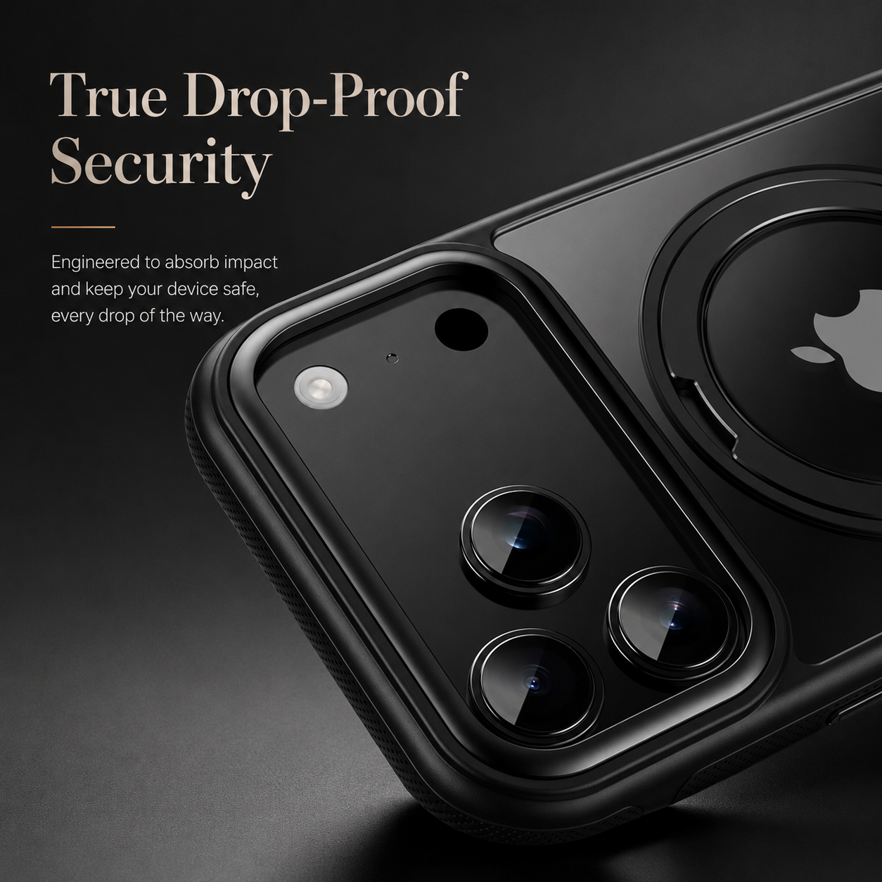 Premium iPhone Case MagSafe Compatible Magnetic 360 Rotating Stand Mechanical Design Shockproof PC TPU Metal Camera Protection Full Coverage