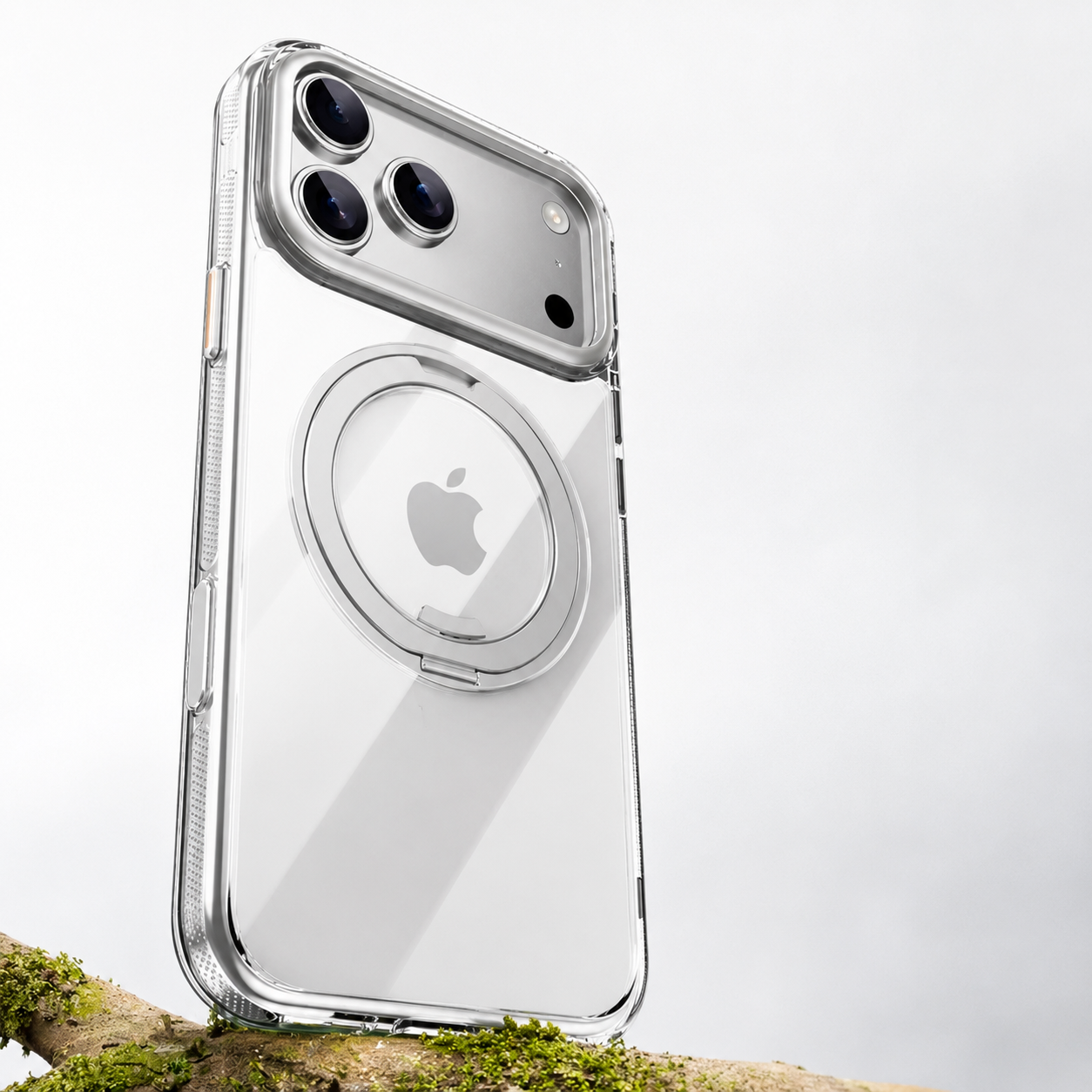 Premium iPhone Case MagSafe Compatible Magnetic 360 Rotating Stand Mechanical Design Shockproof PC TPU Metal Camera Protection Full Coverage