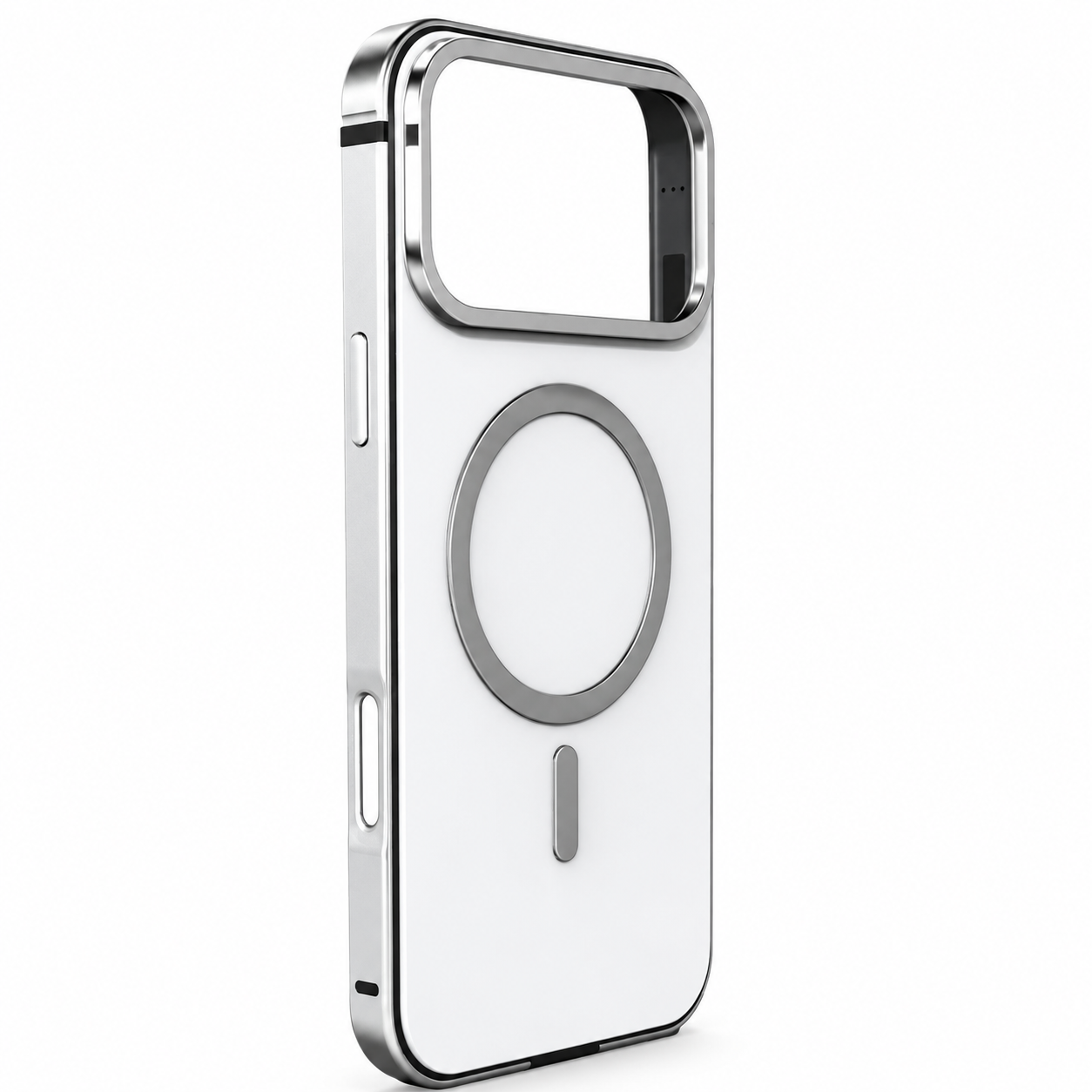 Premium iPhone Case MagSafe Compatible Magnetic Aluminum Frame Slim Metal Bumper Shockproof Anti Drop Camera Protection Full Coverage Cover