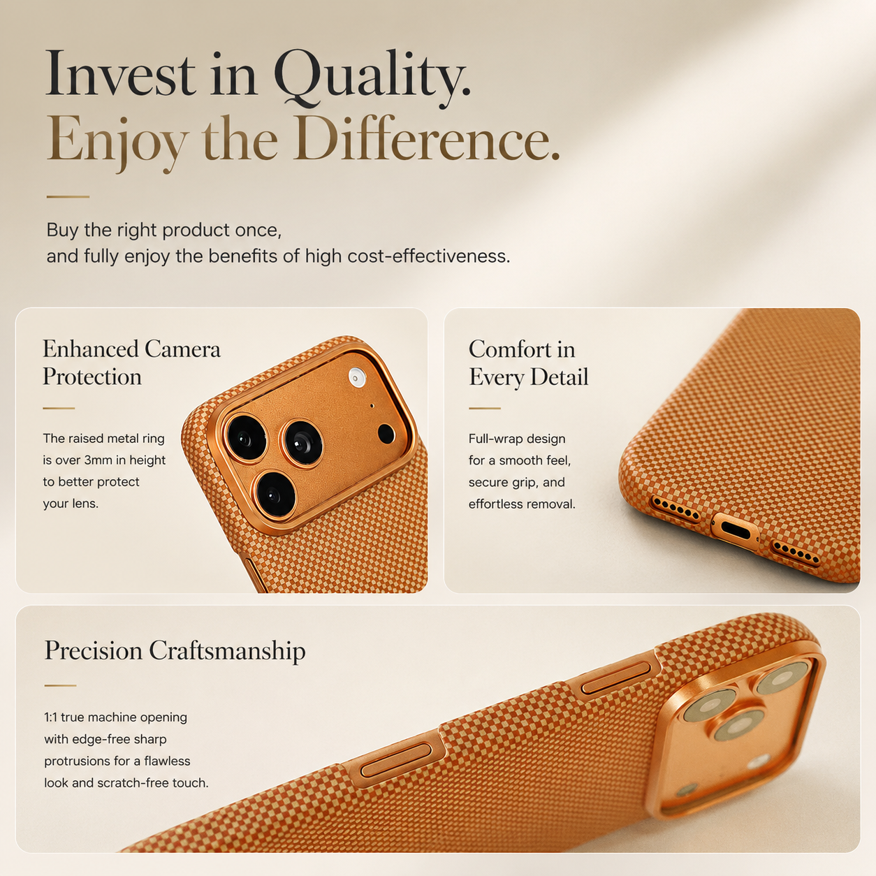 Premium iPhone Case MagSafe Compatible Magnetic Aramid Fiber Cover Carbon Texture Shockproof Anti Scratch Slim Lightweight Full Body Protection