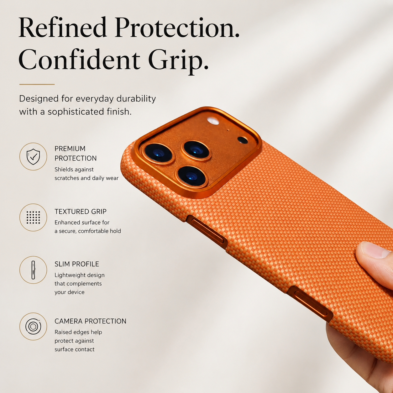 Premium iPhone Case MagSafe Compatible Magnetic Aramid Fiber Cover Carbon Texture Shockproof Anti Scratch Slim Lightweight Full Body Protection