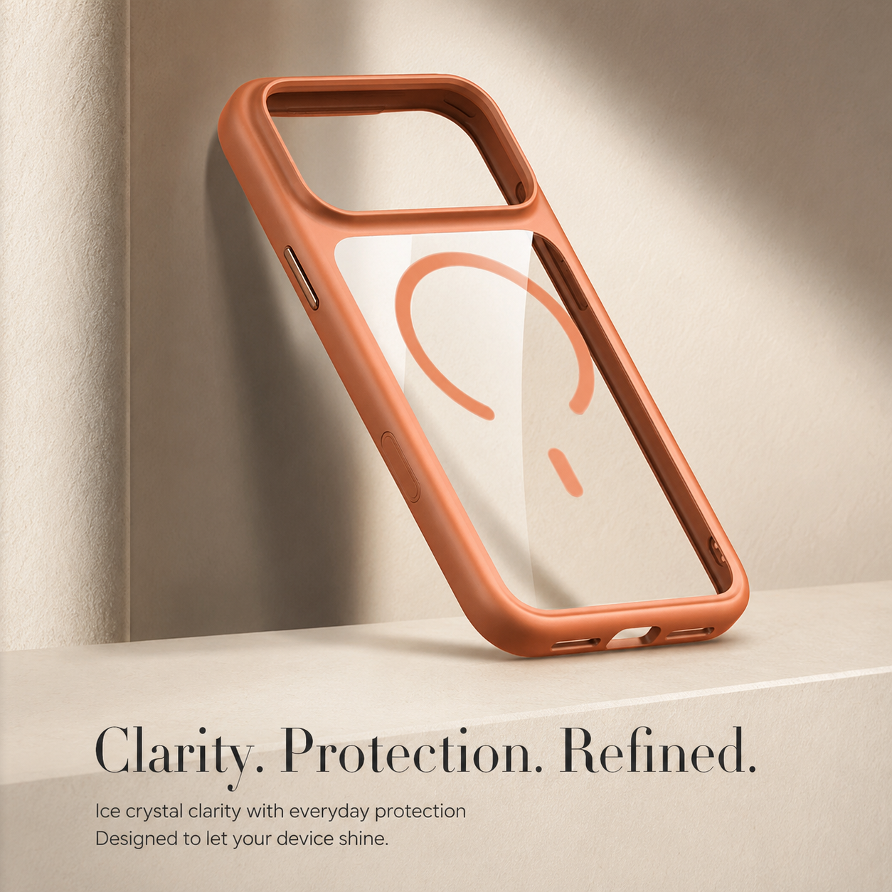 Premium iPhone Case MagSafe Compatible Magnetic Clear Armor Cover Shockproof Anti Scratch Transparent Camera Protection Slim Lightweight Full Coverage